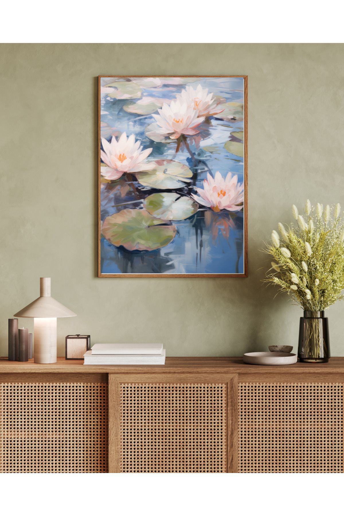 woodhomeworks tek parça salon ofis dekor tablo