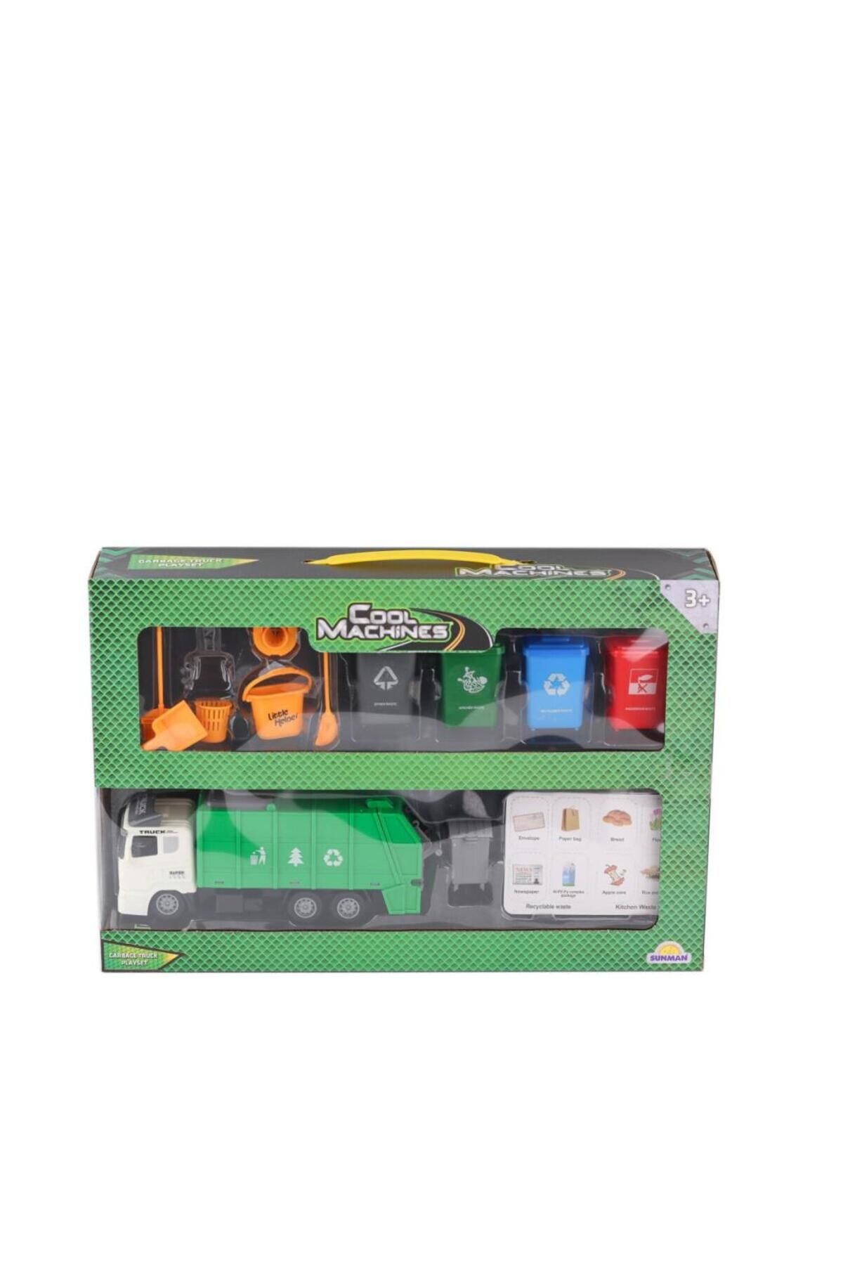 NW NessiWorld Nessiworld 4514 SUN-RST-CLM-OYUN SET YEŞİL ÇÖP KAMYONU