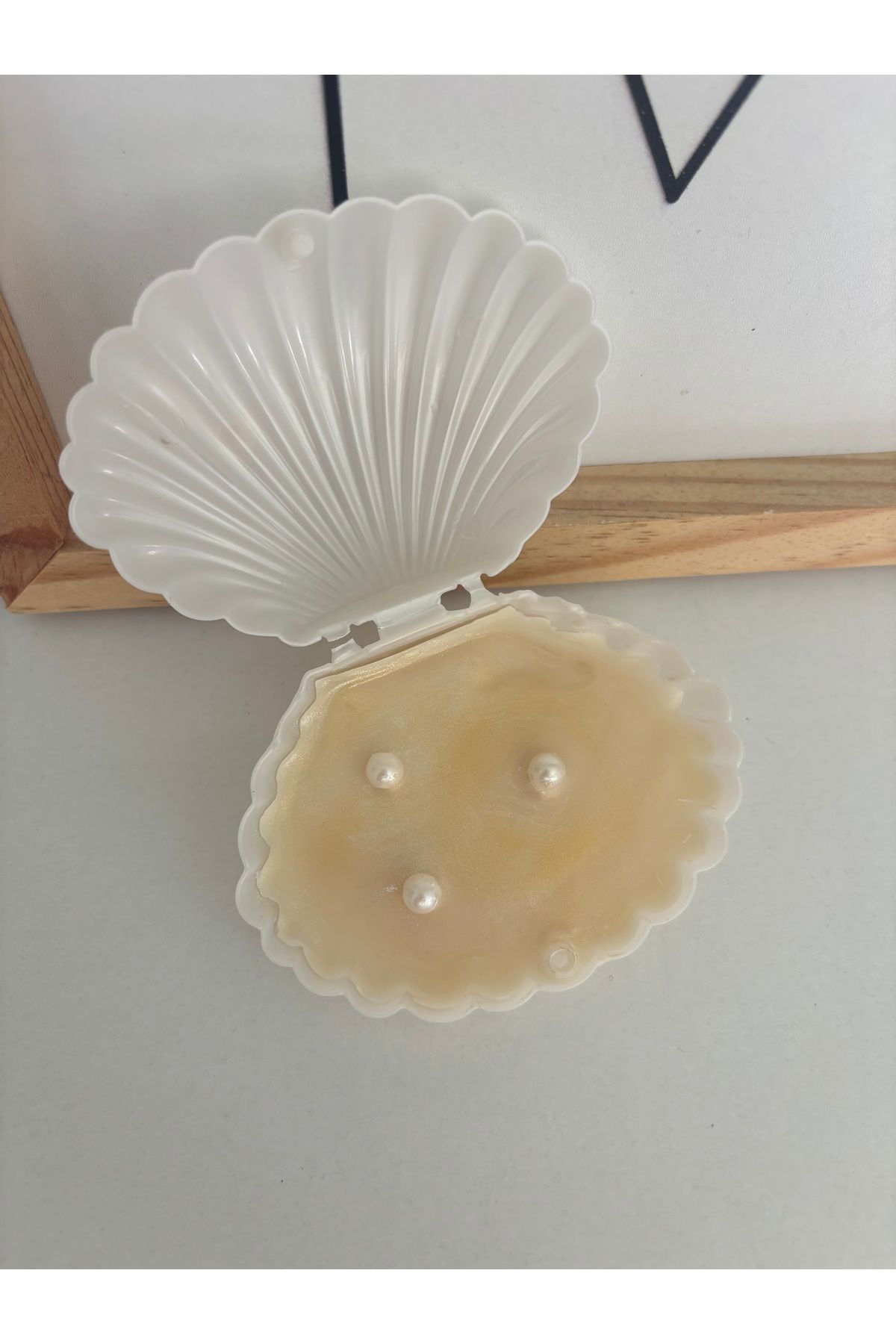 lilium candles Midye mum-simli-10 adet-%100 soya mumudur