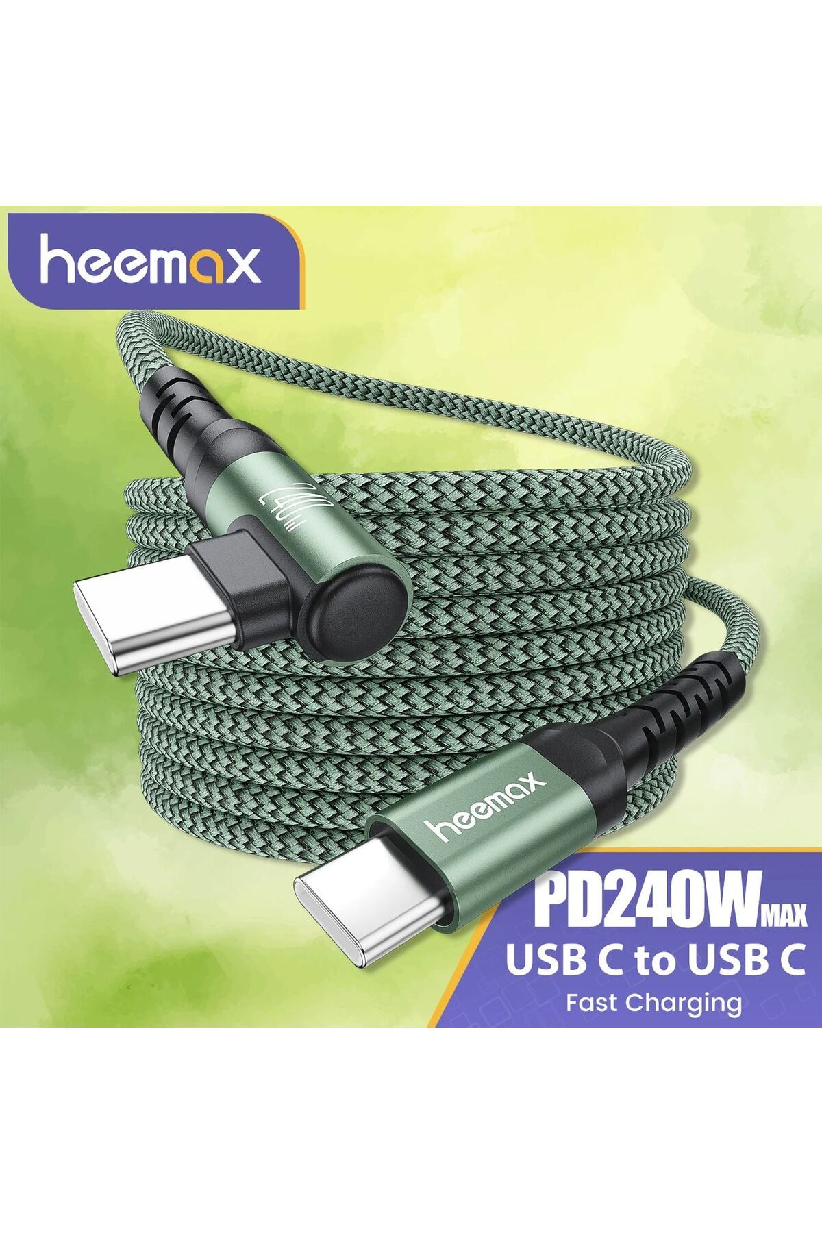 Heemax PD240W Max USB-C - USB-C Hızlı Şarj Kablosu