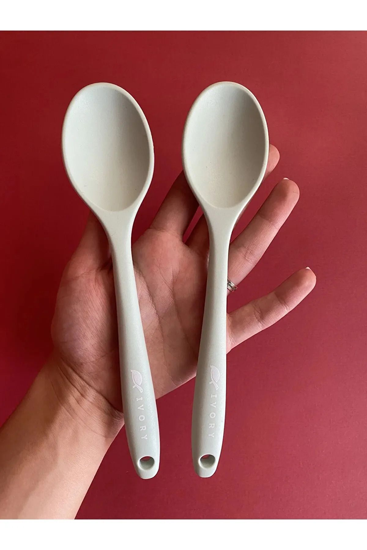 cephome güvenilir alışverişin adresi silikon 20 cm 2'li kaşık seti