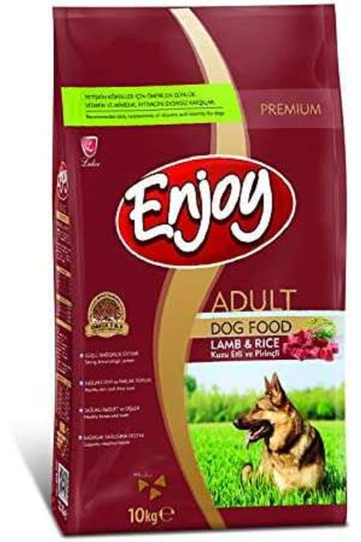 Enjoy Lamb Kuzu Etli Yetişkin Köpek Maması 10 Kg