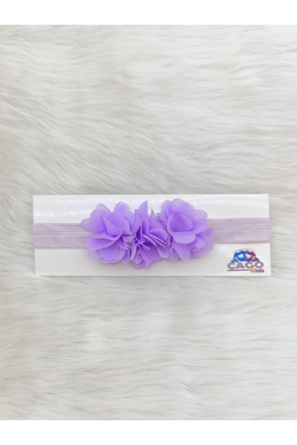 Baby bandana with laser flower