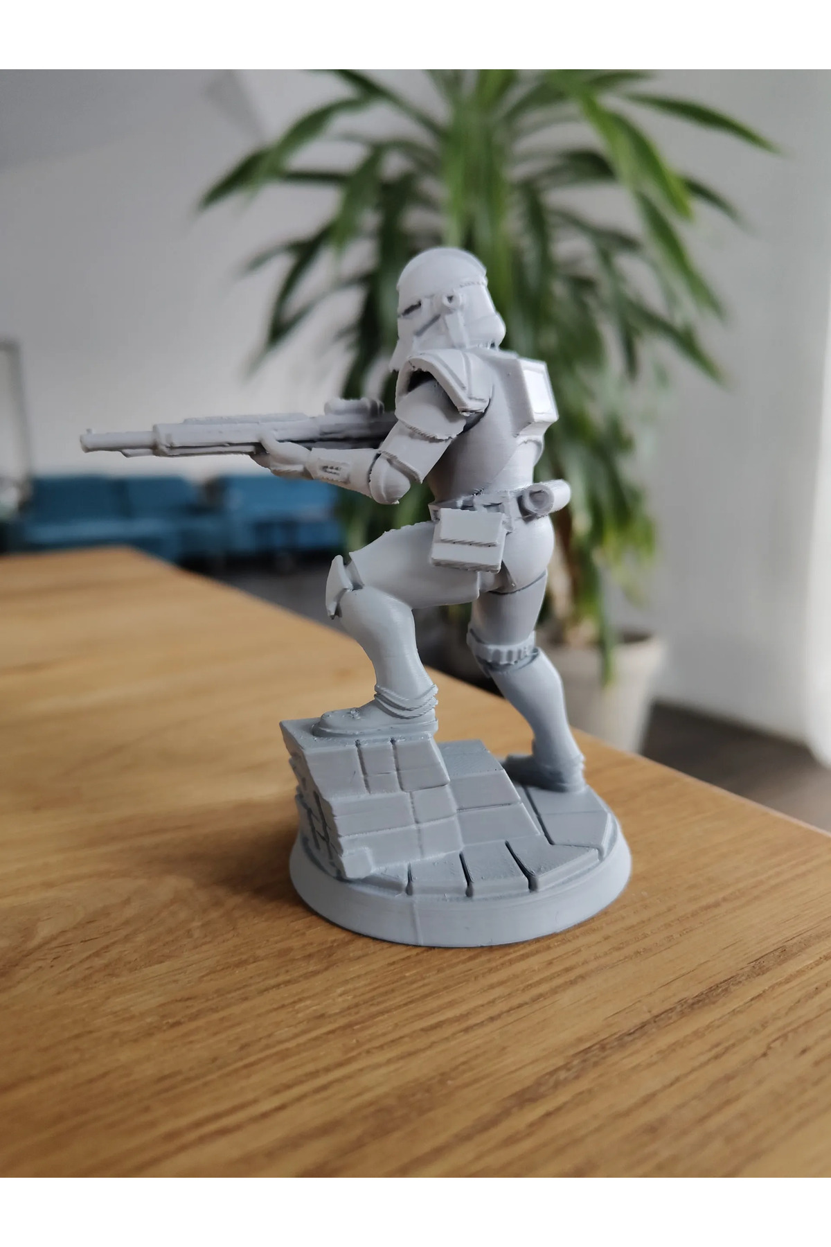 Clone Trooper 2 Figura – Giocattolo da collezione in plastica da 10 cm | Guerriero a tema spaziale