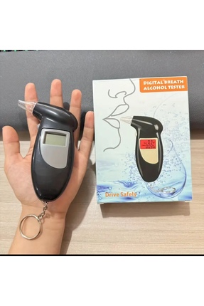 ORGANICYOU Taşınabilir Dijital Nefes Analizi Cihazı, Pille Çalışır , Kan Alko...