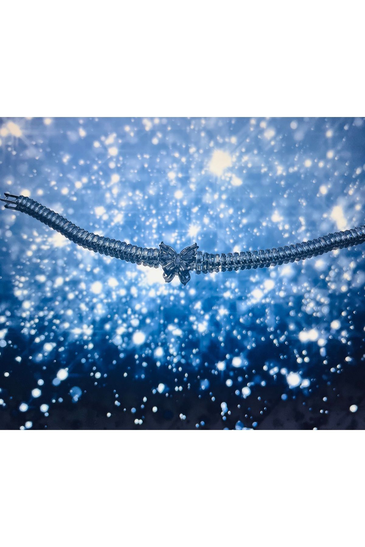 HNG JEWELRY GÜMÜŞ RENK ÇELİK KELEBEK SU YOLU BİLEKLİK