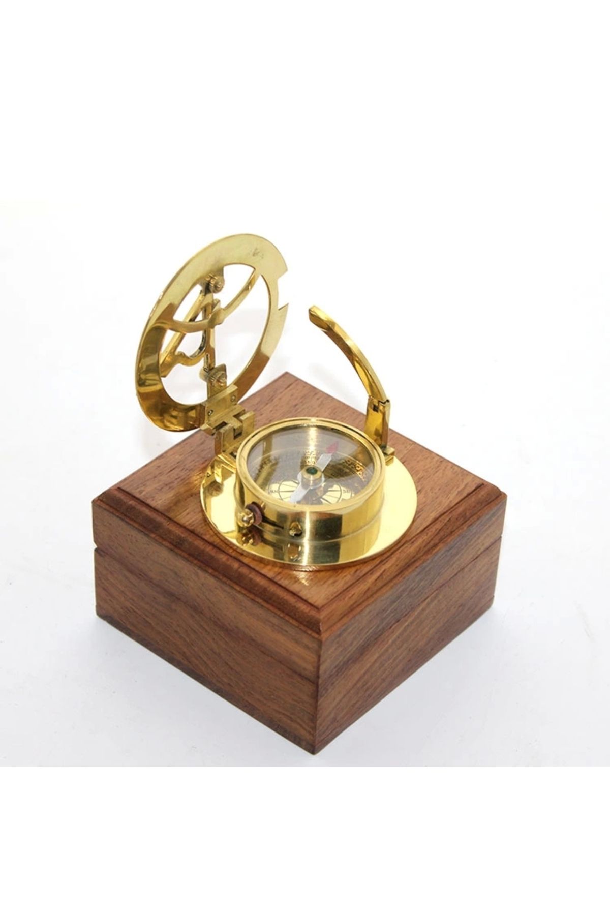 Generic Ahşap Kutulu Pusula Model 10