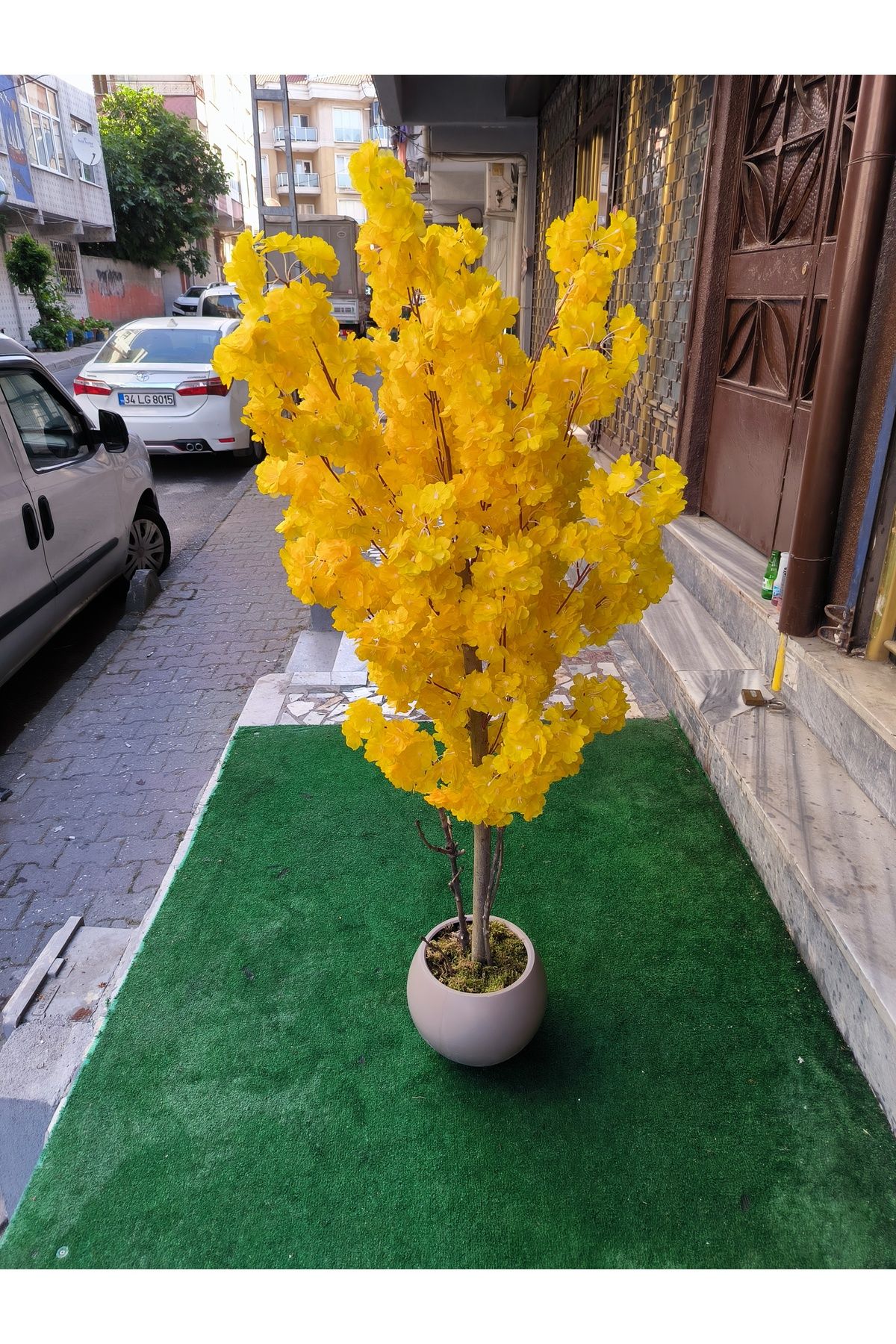 RUZGARCİCEK Rüzgar Yapay Çiçekçilik 150 cm Yükseklikte Bahar Dalı Ağacı
