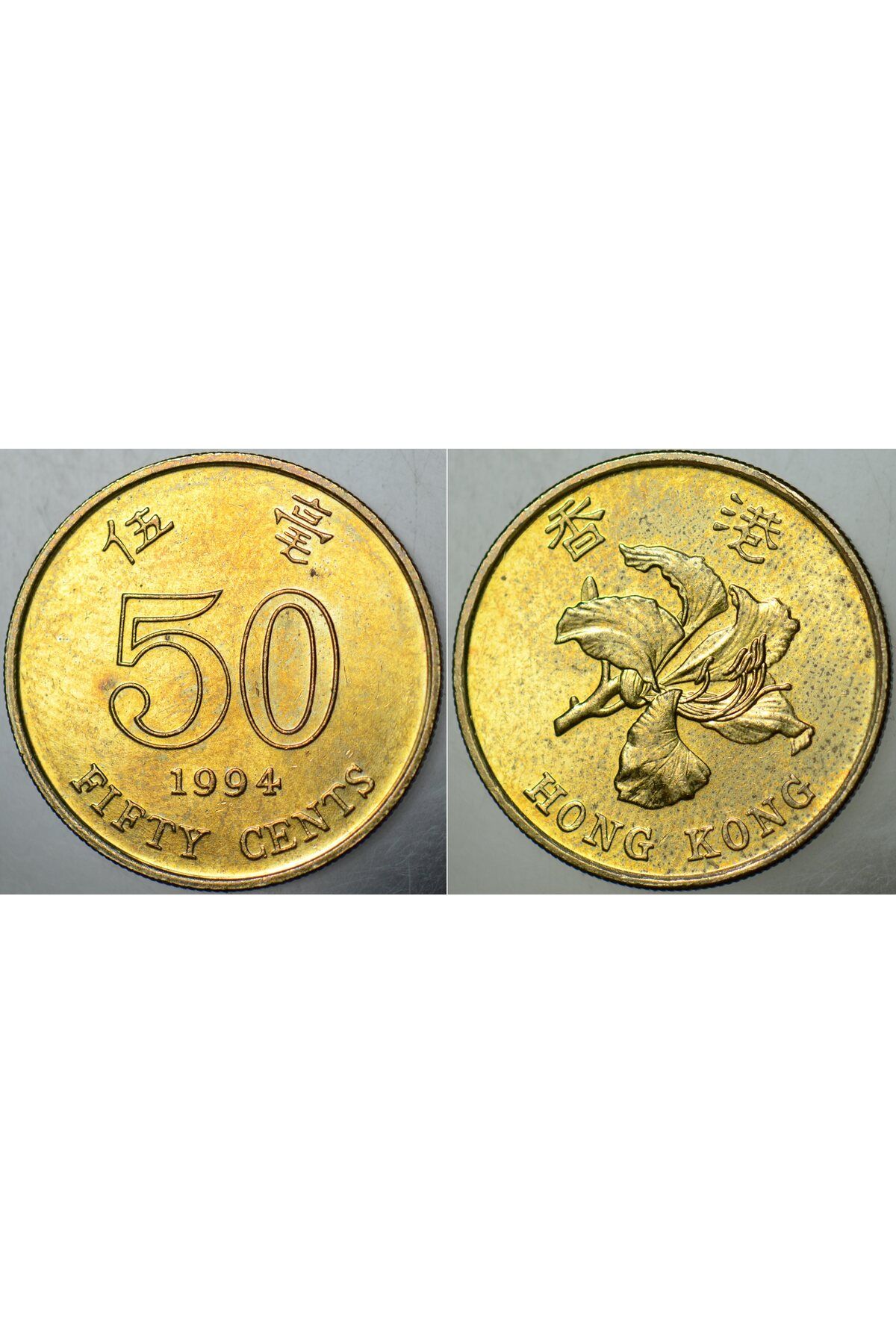 Banknoting HONG KONG 50 CENT 1994 ÇİLALTI KONDİSYON.