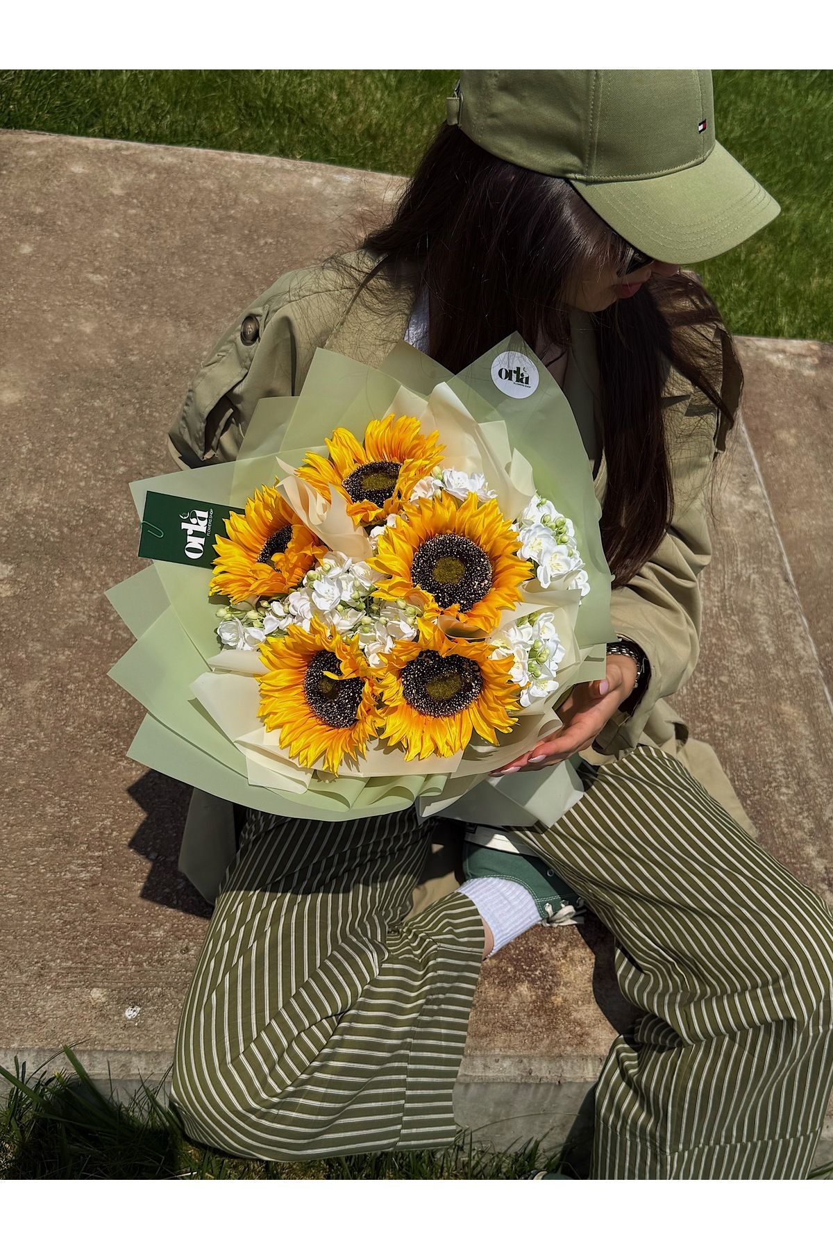 orla flower yapay buket Sun Aura