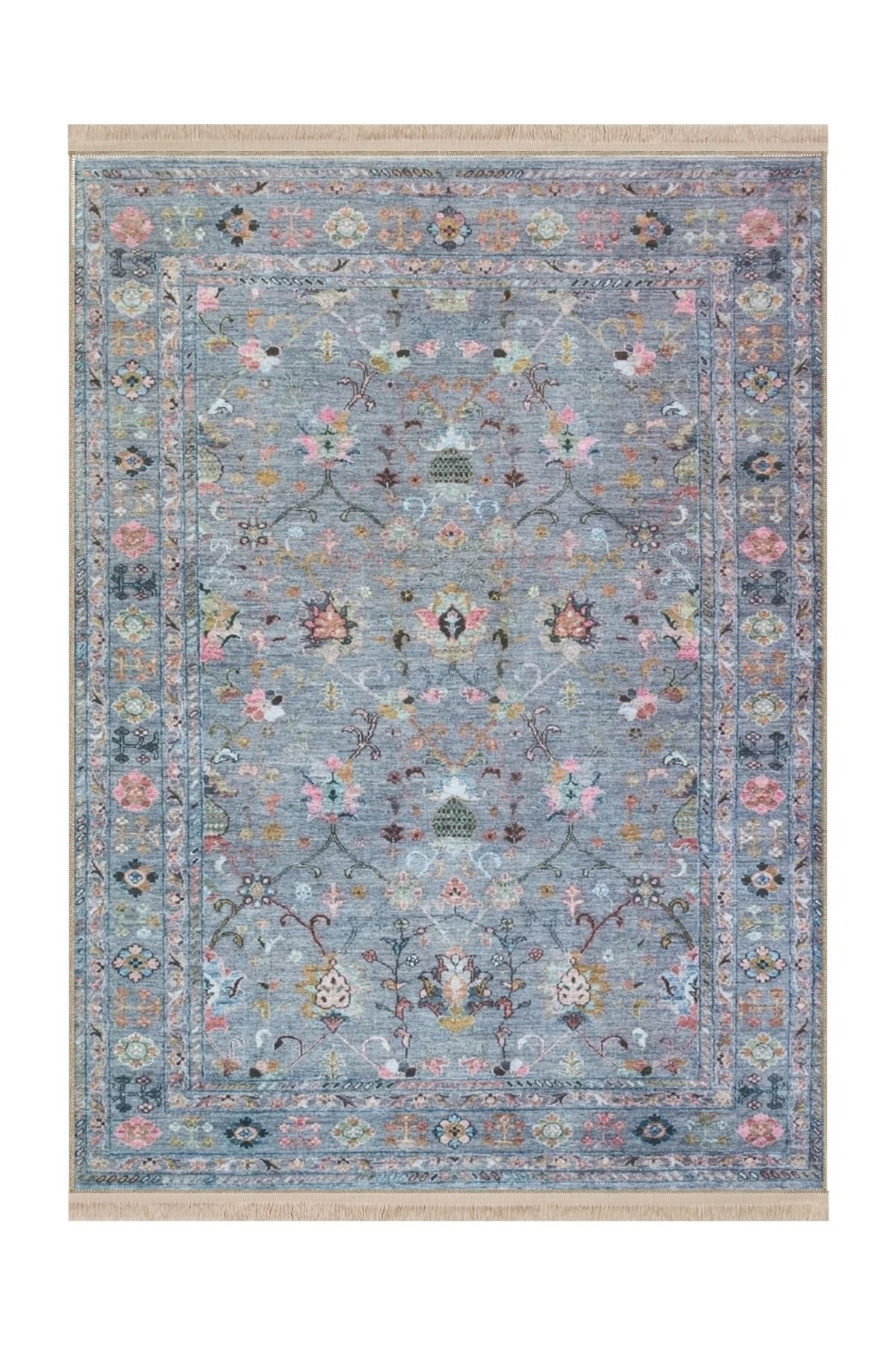 Rugs Modern Halı Mottos Koleksiyonu Çiçek ve Motifler Detaylı Geleneksel Desenli Dokuma Taban Dekoratif Halı mottos01