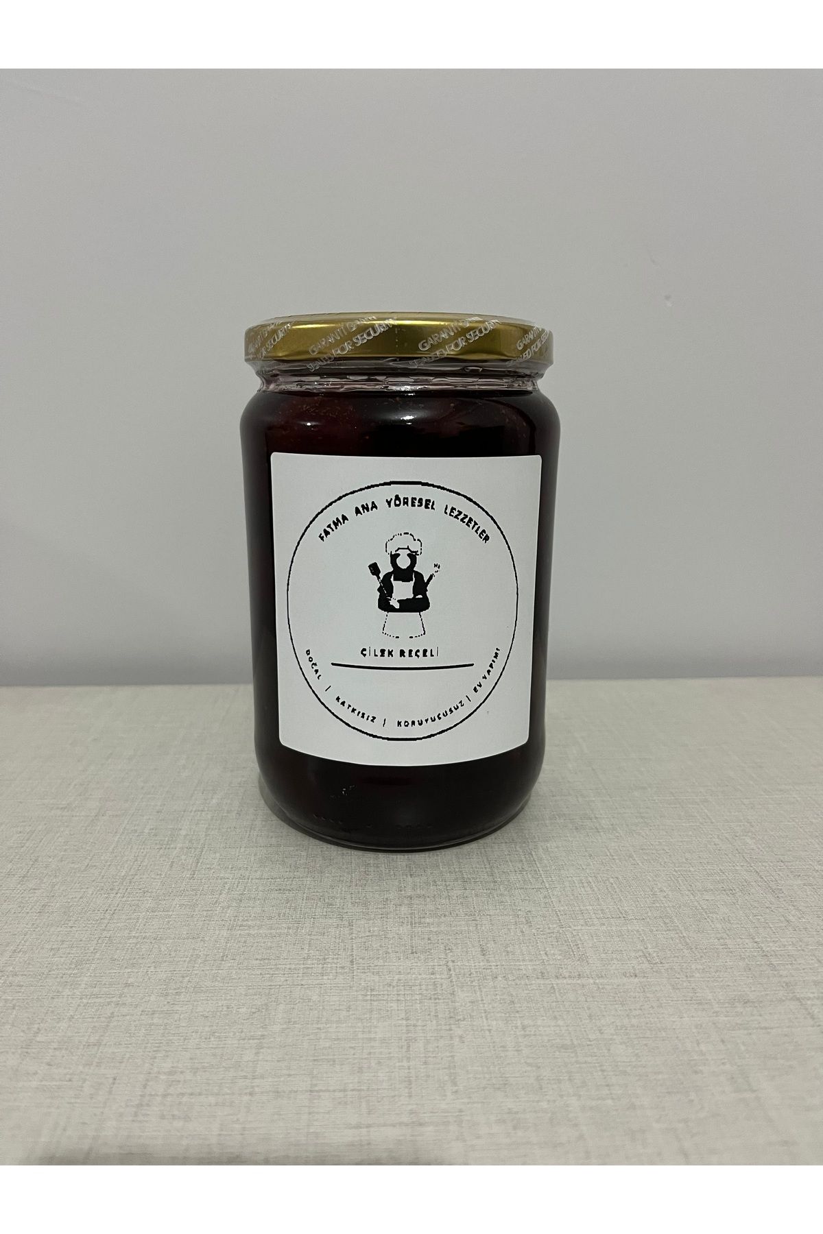 yöresel Çilek Reçeli (Doğal, Ev Yapımı) 800 Gr