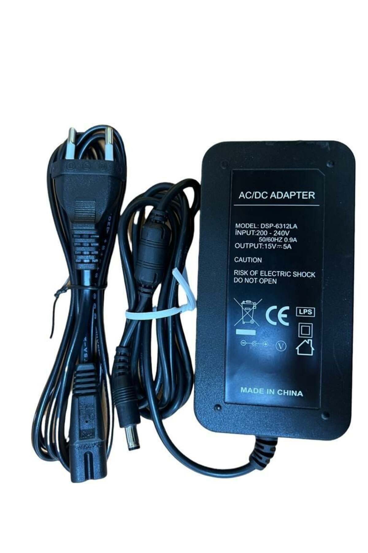BOLLED 15 VOLT 5 AMPER PLASTİK KASA ADAPTÖR