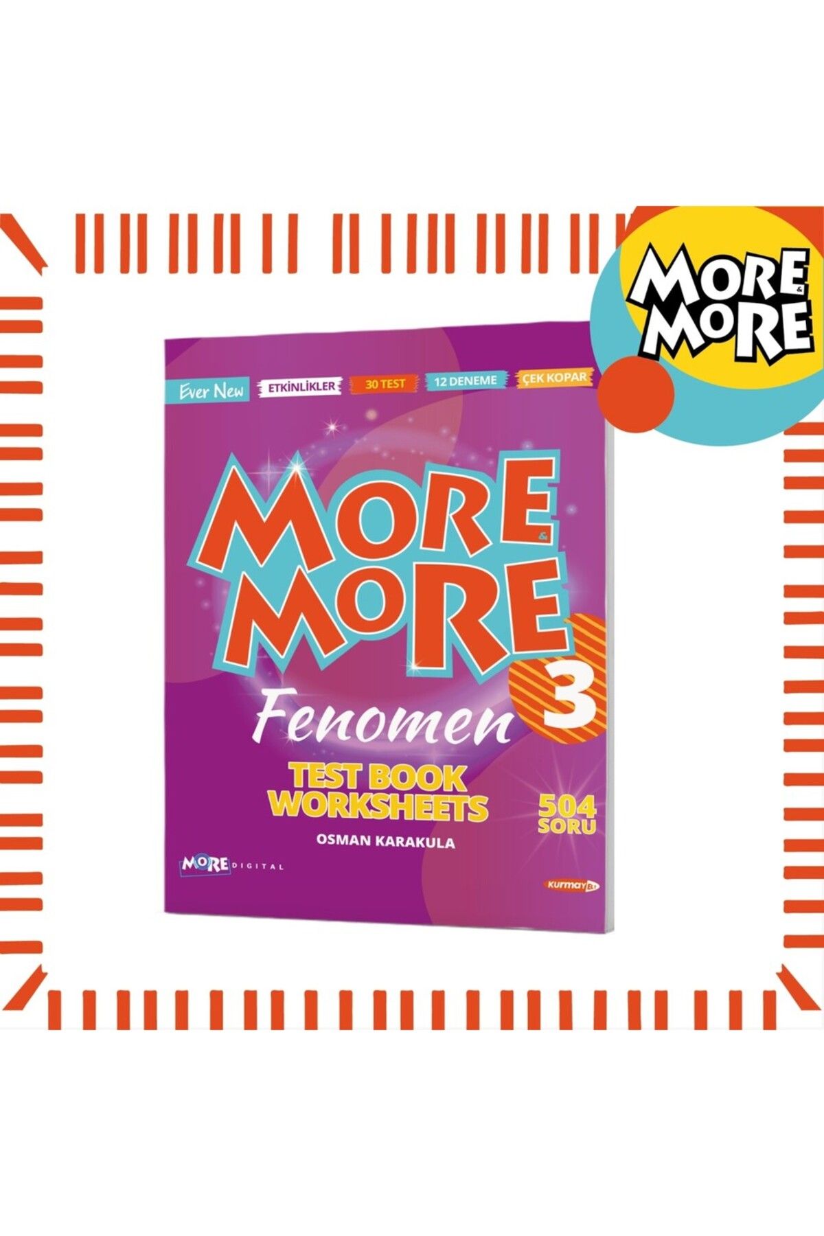 Kurmay Yayınları Kurmay Yayınları More And More 3 Sınıf English Fenomen Test Book Worksheets