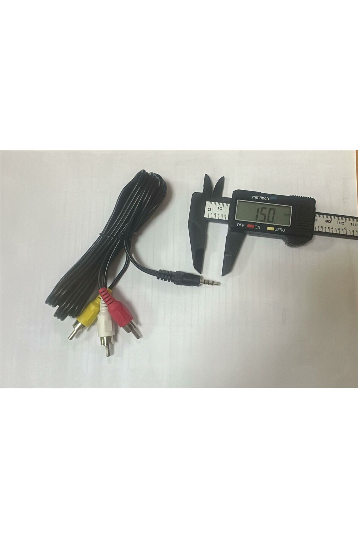 Bolsat DİSCMAN KABLOSU RECEIVER 3.5 JAK + TOS 15MM KISA