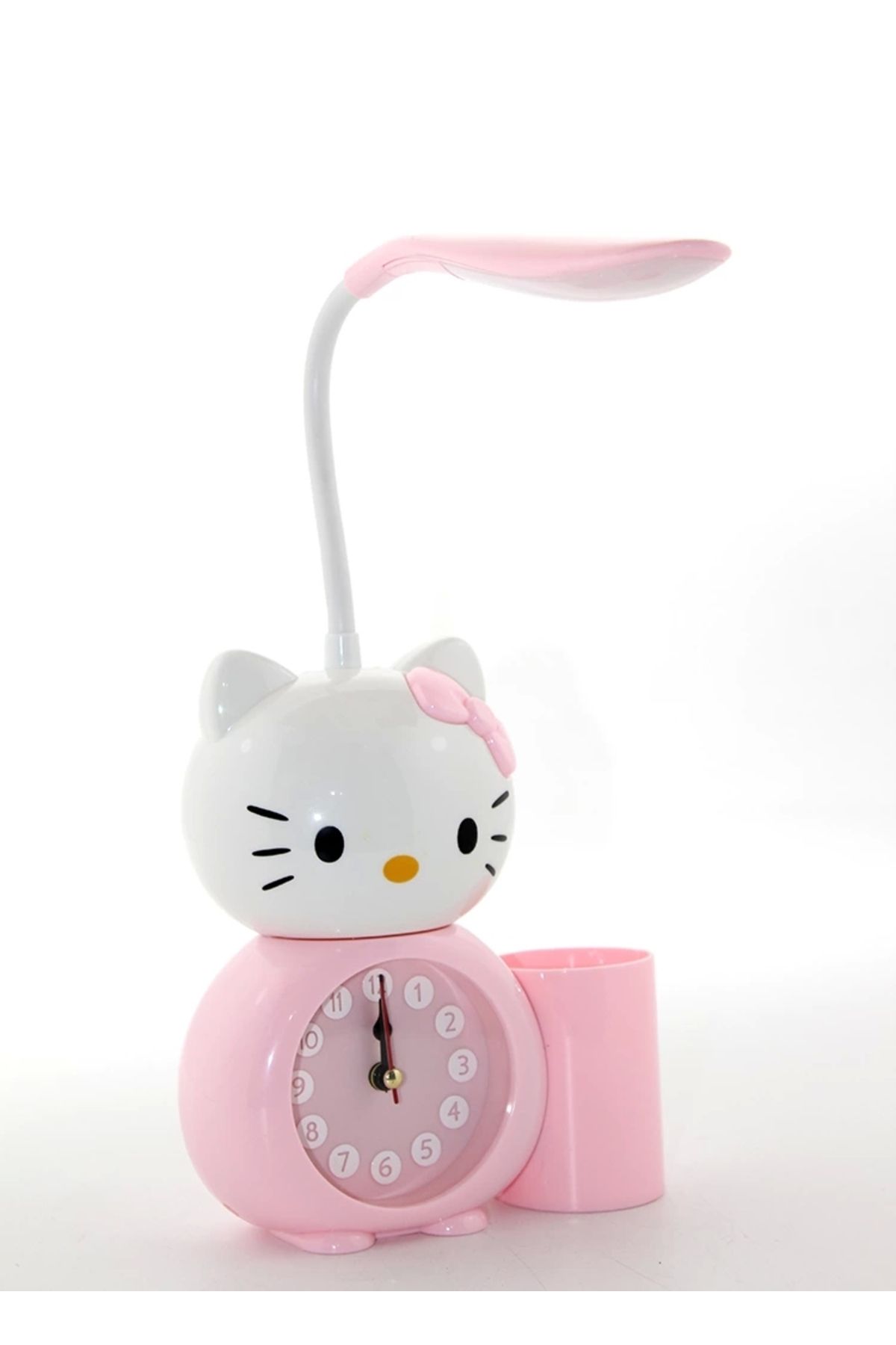 Generic Hello Kitty Masa Lambası Saat Ve Kalemlik