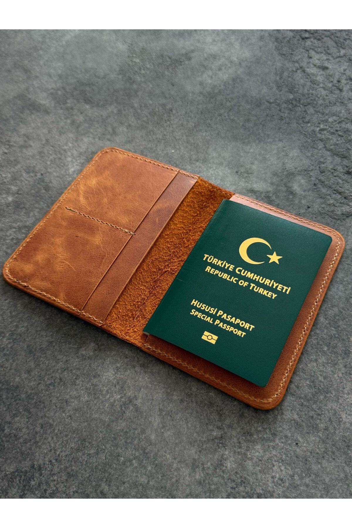 Bolt Leather Deri Pasaport Kılıfı