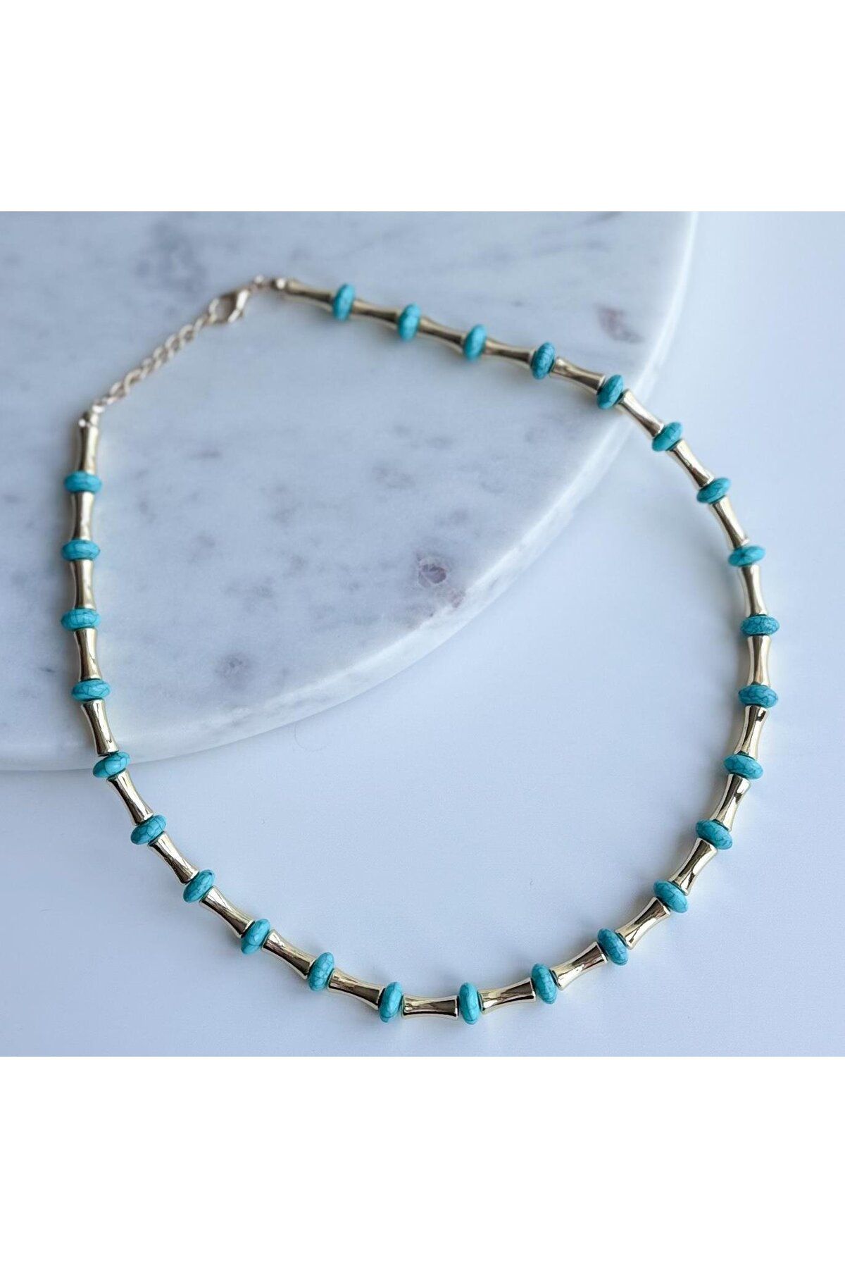 Venus Design Renkli Boncuk Kolye