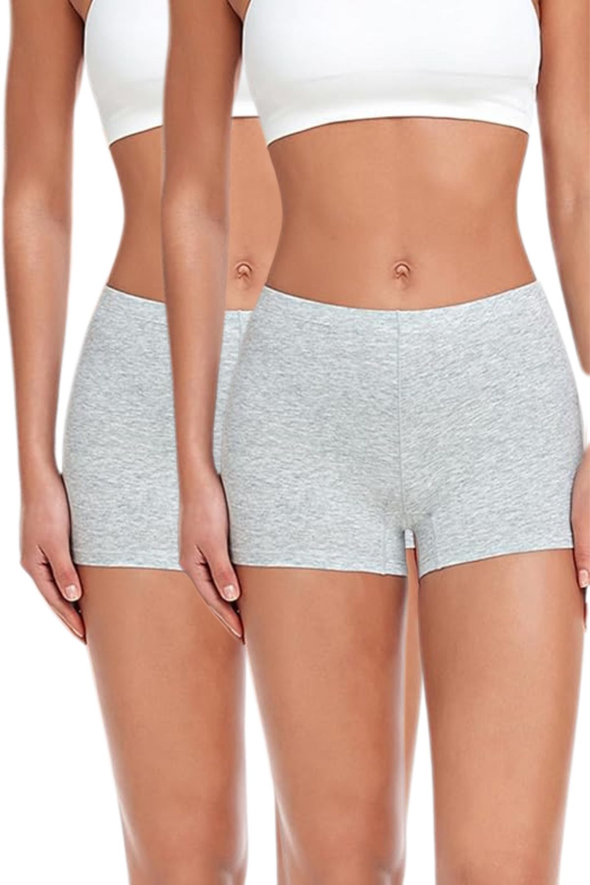 BUTİK1AVM Kadın Boxer 2'li paket pamuklu toparlayıcı iç çamaşırı