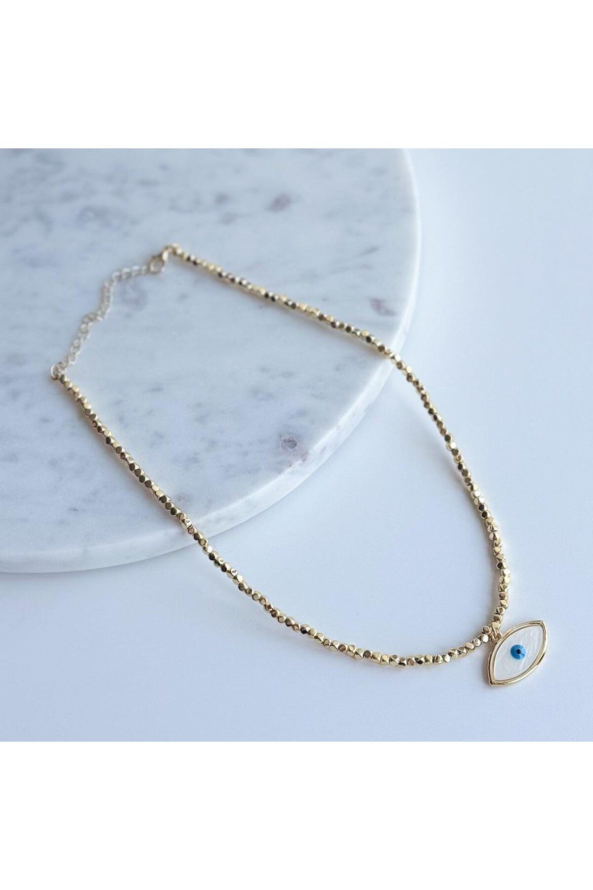 Venus Design Gold Boncuk Nazar Kolye