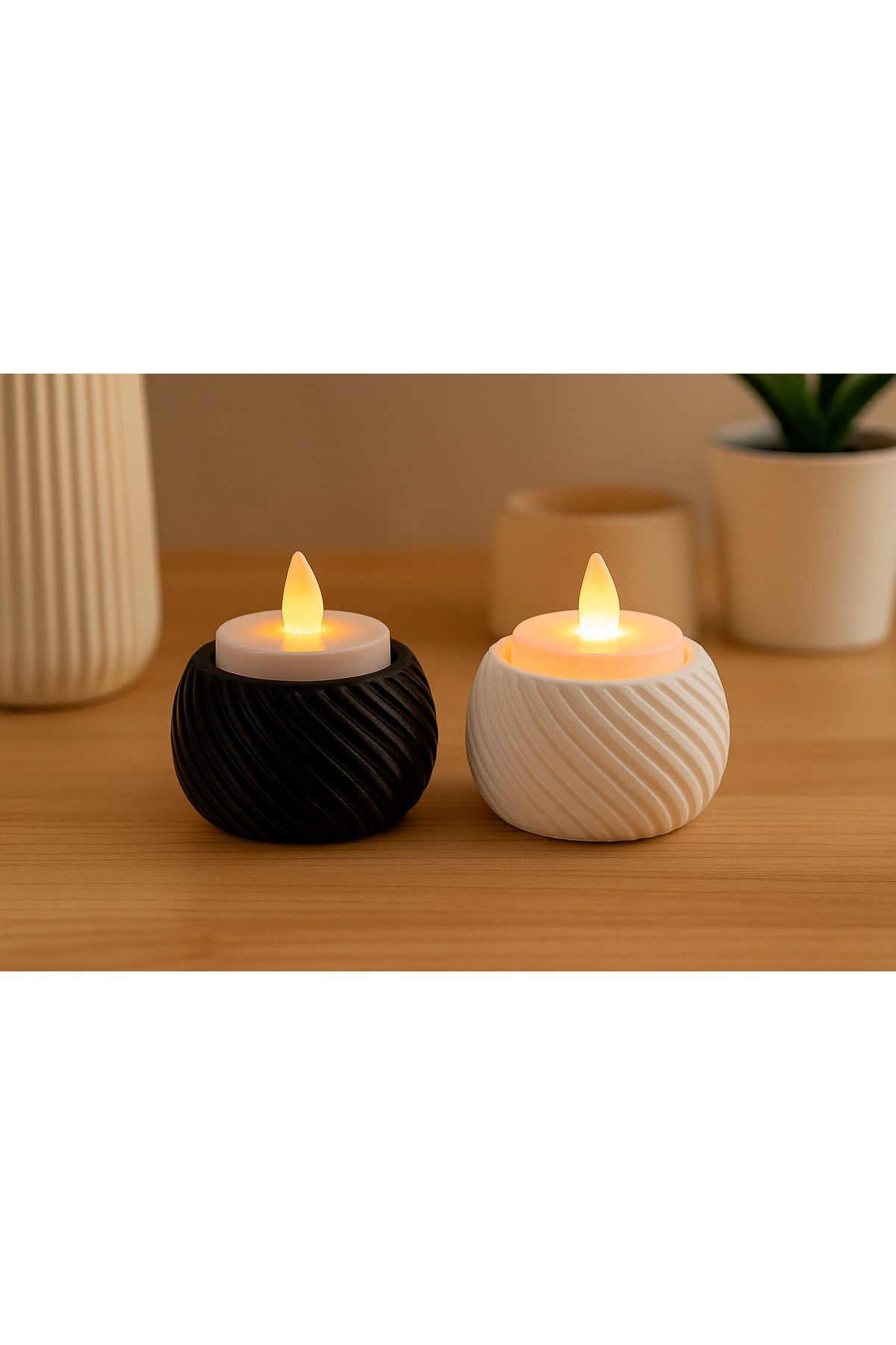 mutes 3D 2LI MINI YUVARLAK MUMLUK-324