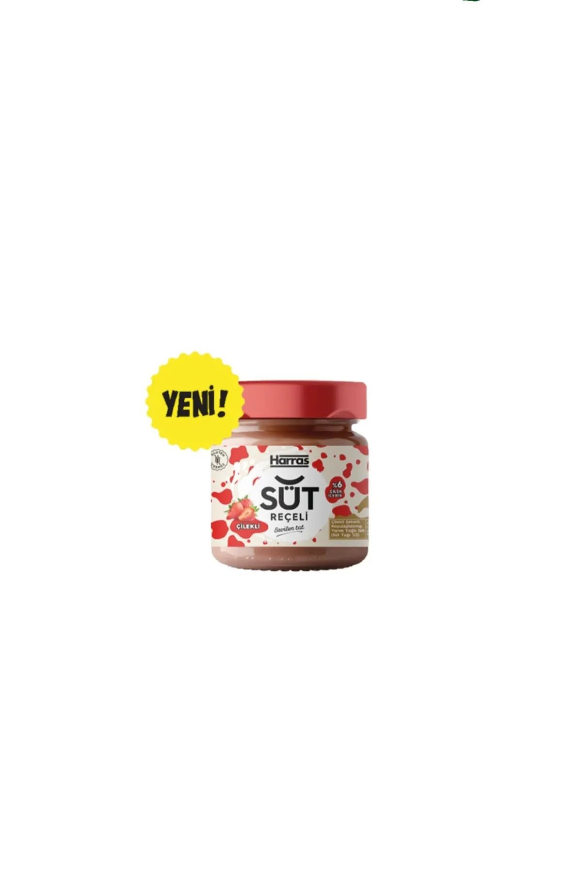 Harras Glutensiz Çilekli Süt Reçeli 270 Gr Marketimgo