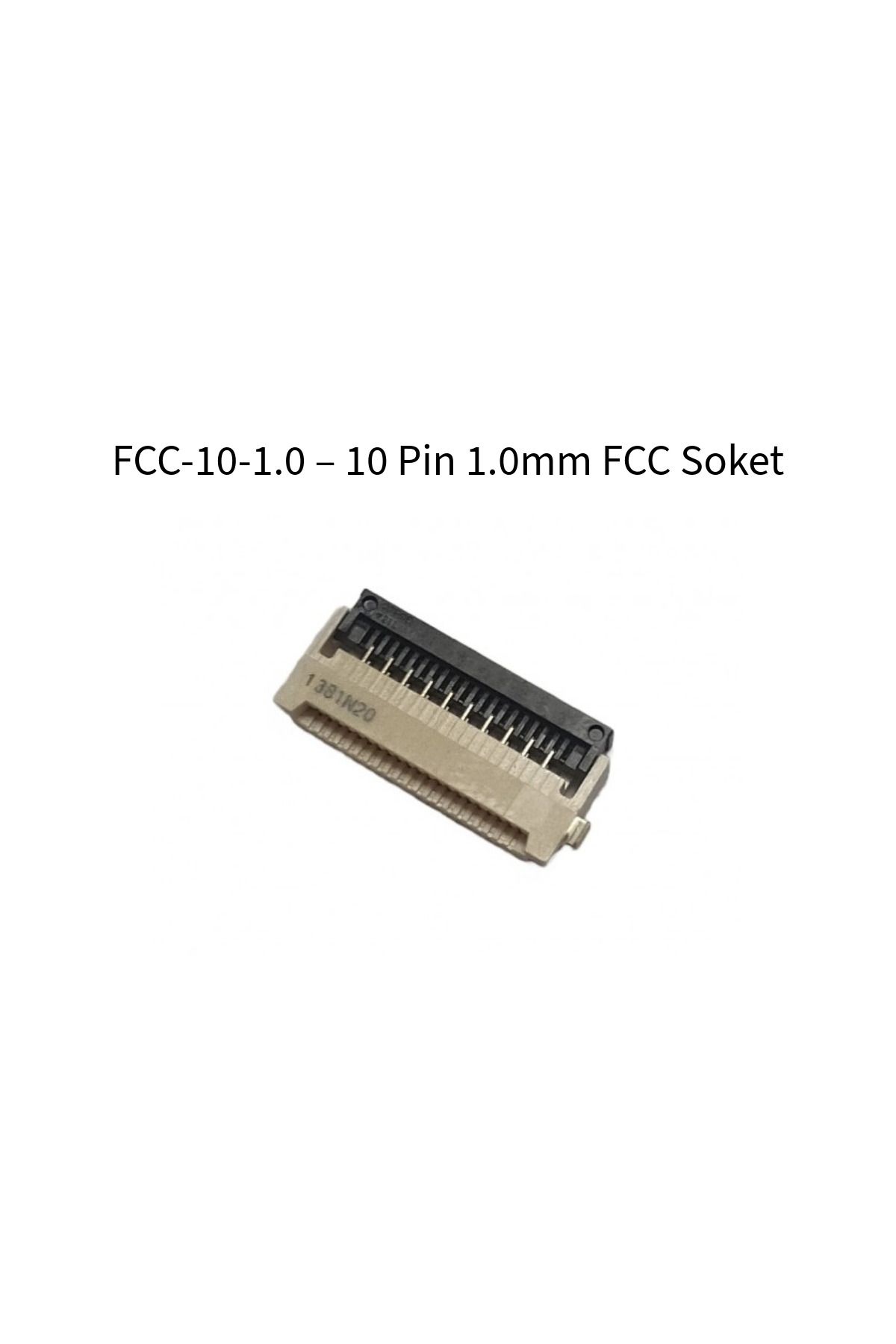 DWIN Fcc-10-1.0 – 10 Pin 1.0mm Fcc Soket (HMI Uyumlu)