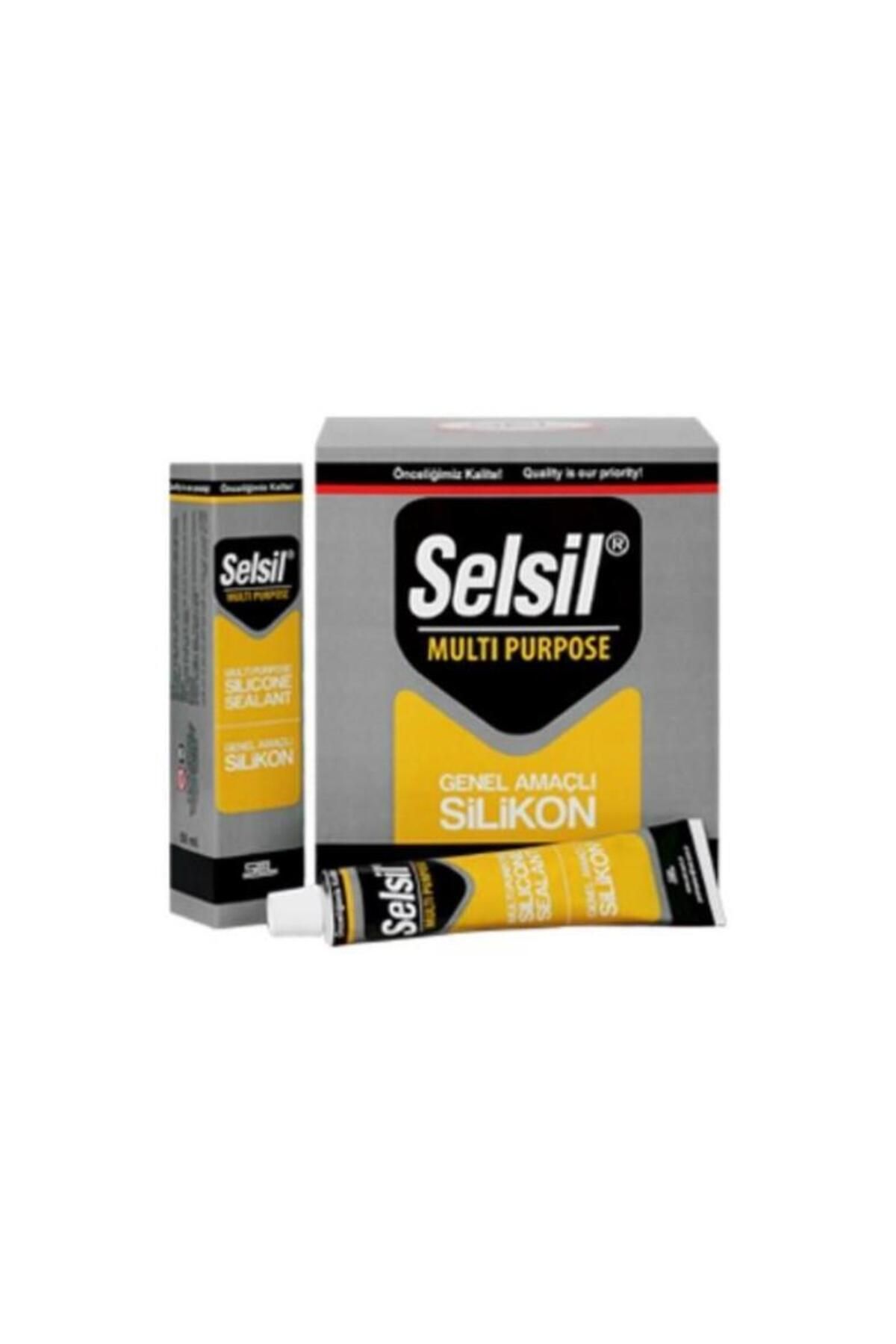 MR RZN STORE Selsil Genel Amaçlı Tüp Silikon 50 ml Beyaz