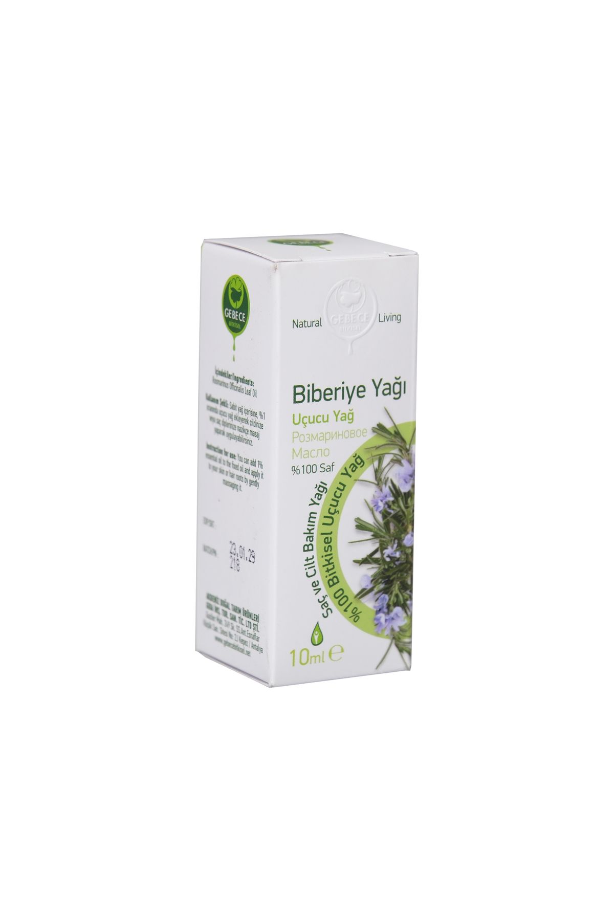Gebece Biberiye Uçucu Yağı 10 ml