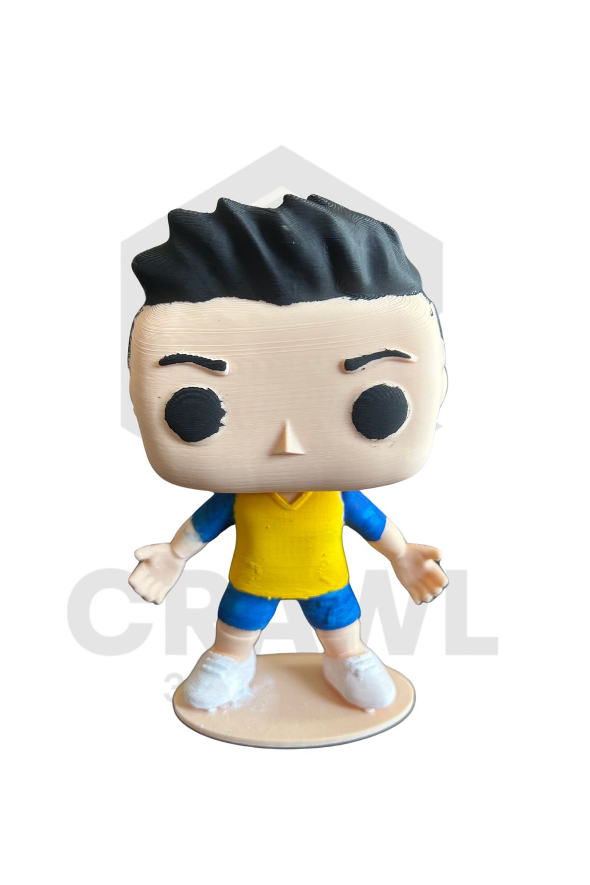 CRAWL 3D STUDIO Cristiano Ronaldo 13 cm Figür - Koleksiyonluk Dekoratif Ürün