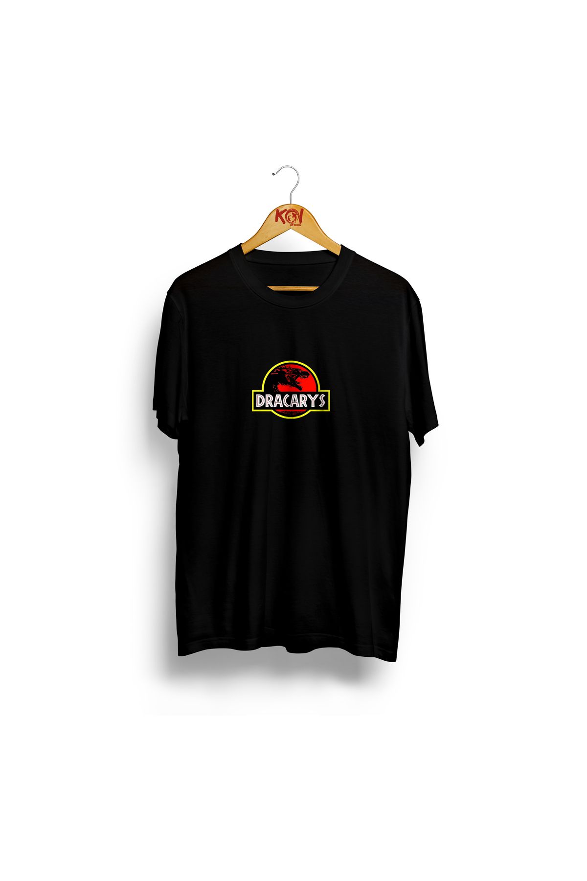 Butik Dracarys Baskılı / Erkek Siyah Renk T-Shirt / %100 Pamuk Premium Quality / Regular Fit
