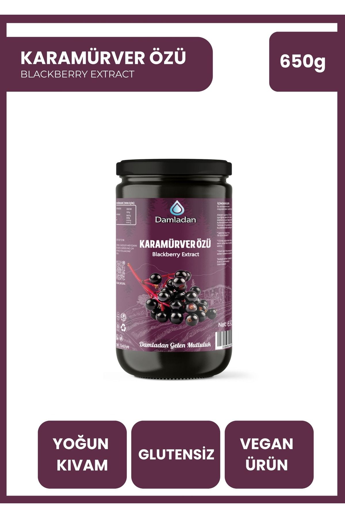 DAMLADAN KARAMÜRVE ÖZÜ 650GR