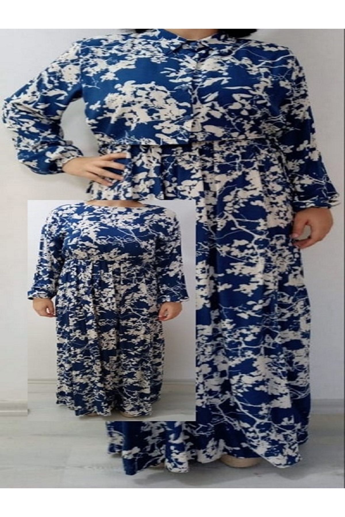 ARVENA LİFE BOLEROLU DESENLİ ELBİSE