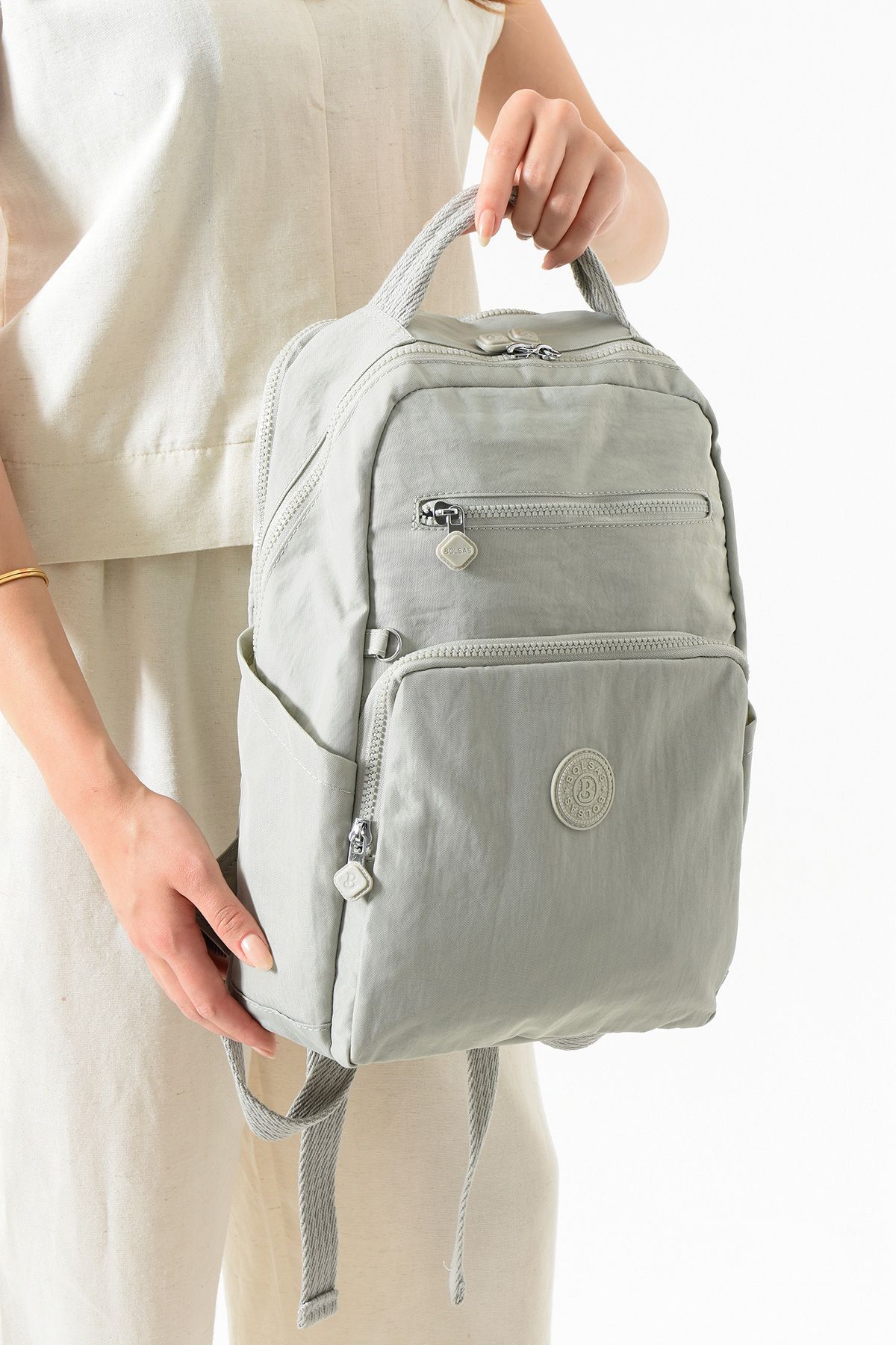 çantamgelsin BOLSAS Unisex Çok Gözlü Günlük Seyahat VE Okul Sırt Çantası