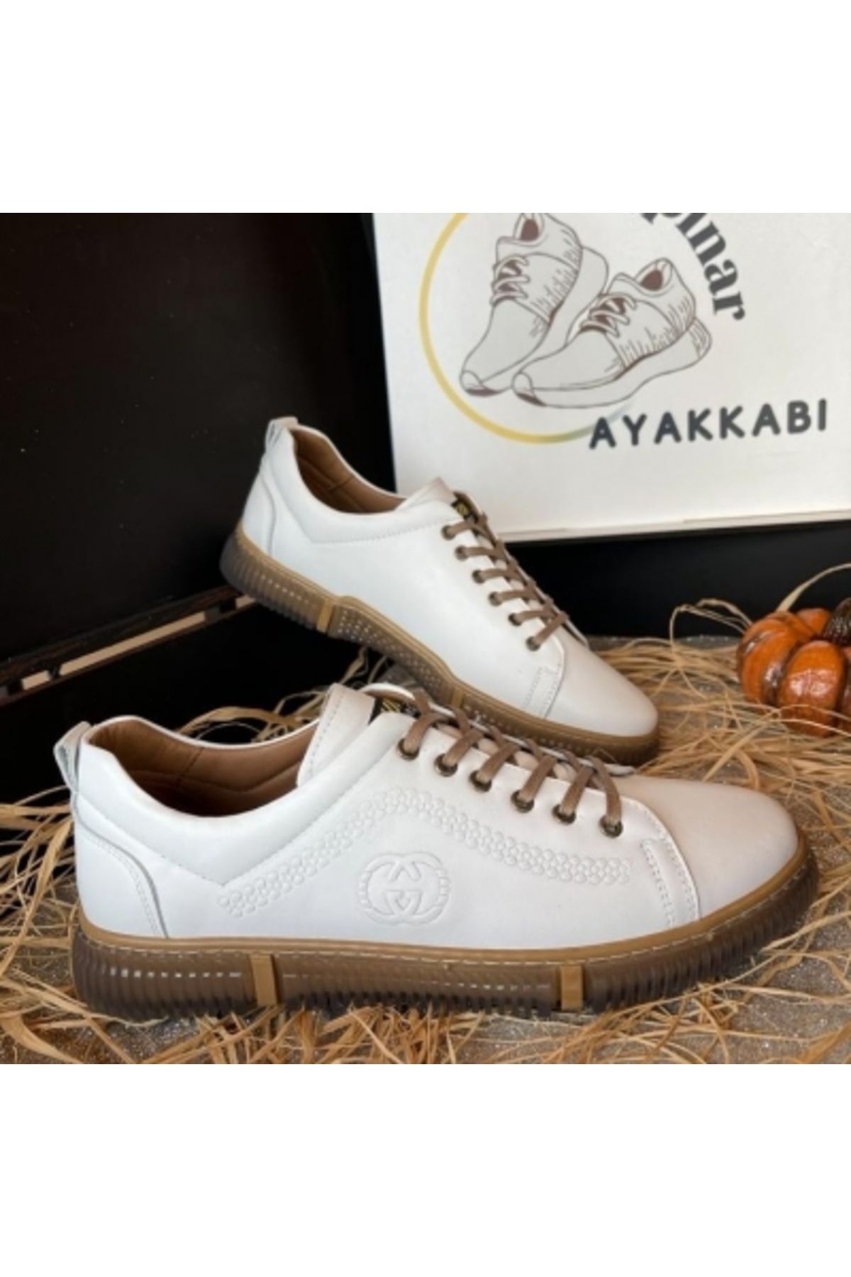 Luis Figo %100 Hakiki Deri Rahat Ortopedik Erkek Günlük Sneaker Spor Ayakkabı Yeni Sezon 39-44