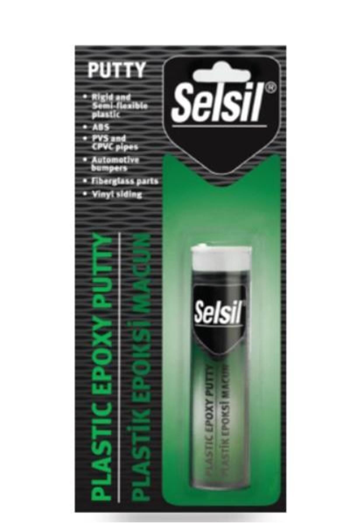 NEZADE STORE Selsil Plastik Putty Epoksi Macun Yapıştırıcı 57 gr