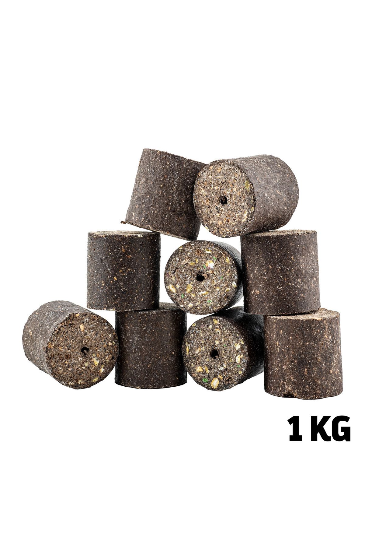 SAVEX Sazan Yemi - Delikli Küspe - Ayçiçek - Silindir - 1 KG Paket