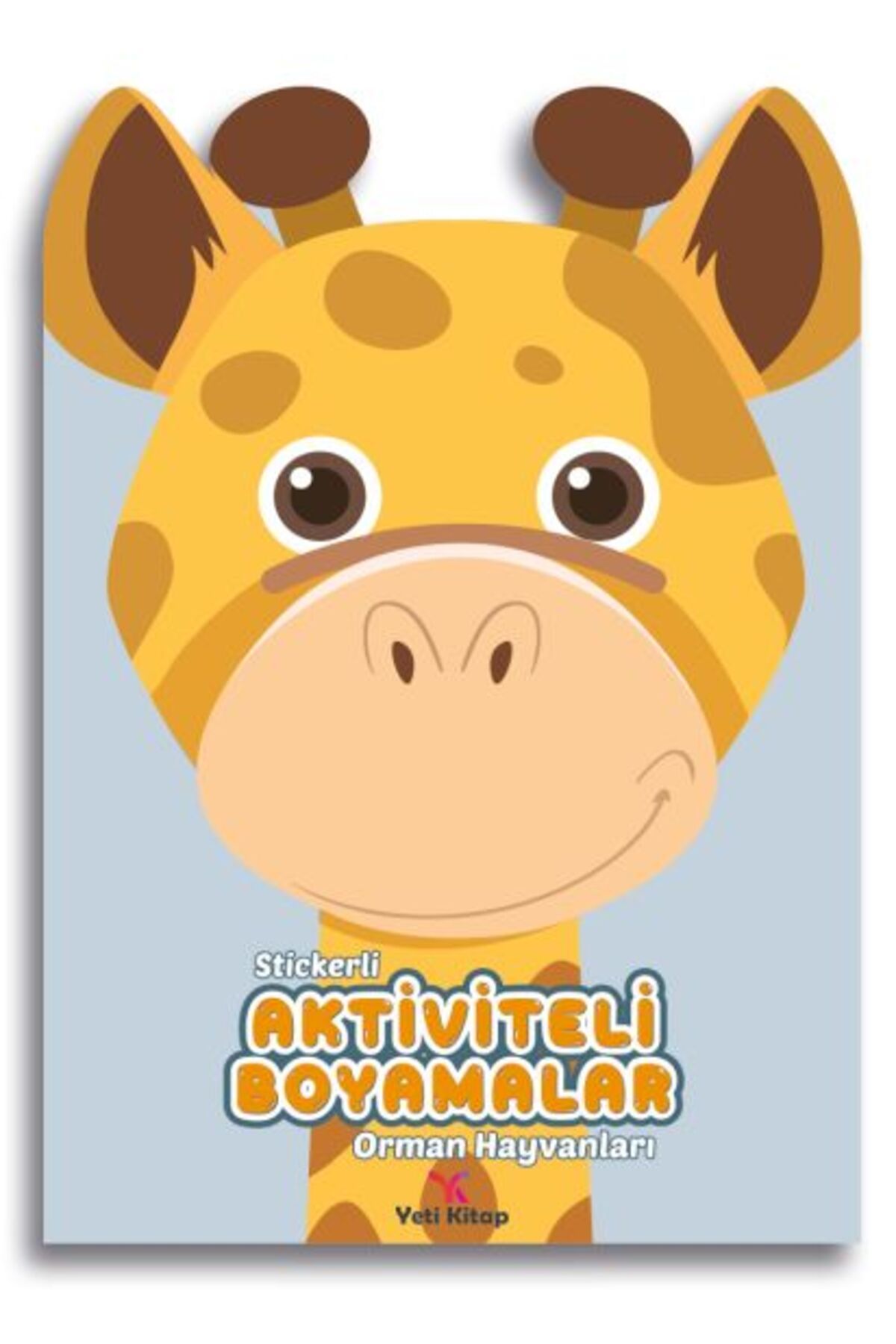 yeti kitap Stickerli Aktivite ve Boyamalar Orman Hayvanları