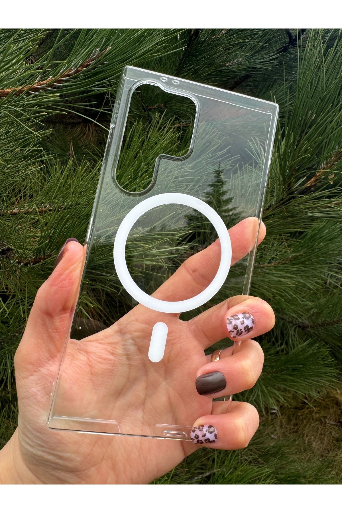 Wevox Samsung Galaxy S25 Ultra Uyumlu Kılıf Sert Sararmaz Magsafe Kamera Çevresi Yükseltilmiş Koruyucu