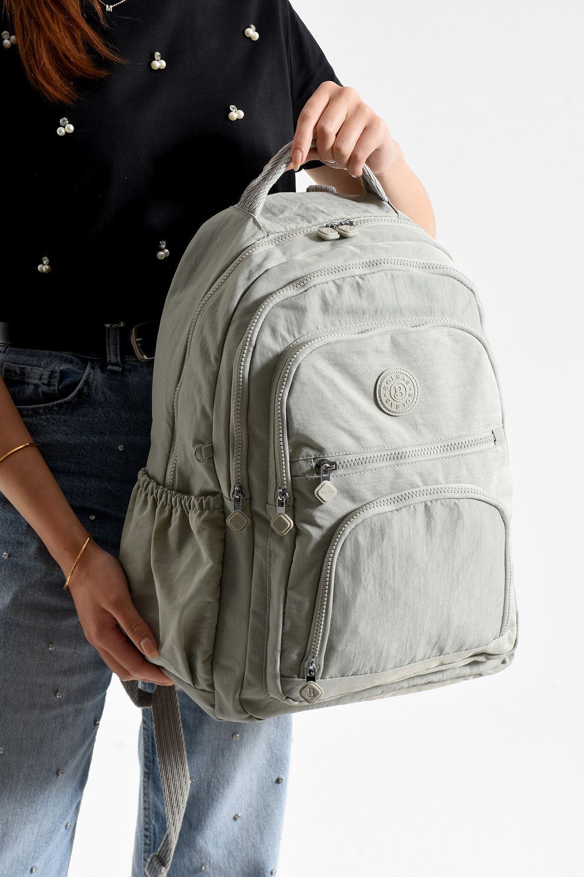 çantamgelsin BOLSAS MEGA Unisex Çok Gözlü Günlük Seyahat VE Okul Sırt Çantası