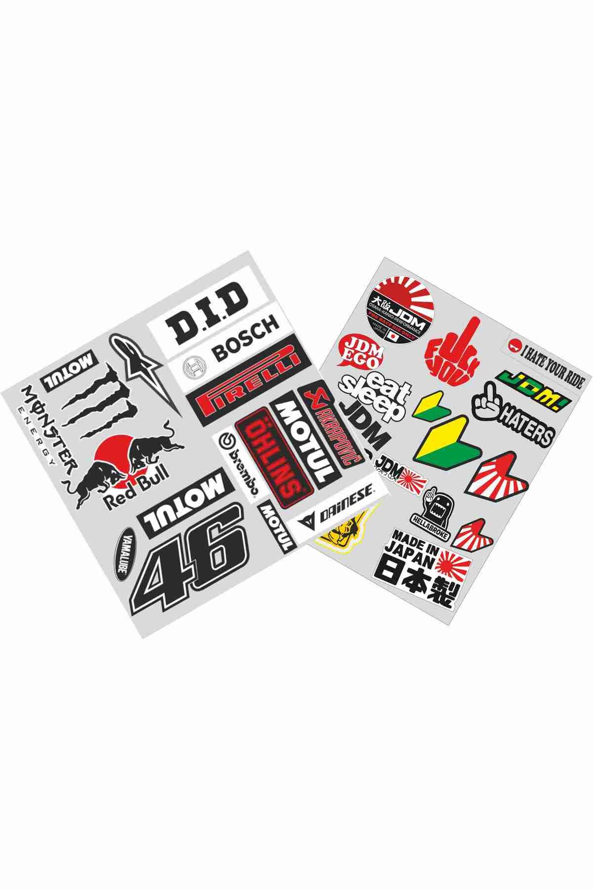 UBGA GIFT Tarzına Gaz Ver! 2’li Sponsor Sticker Paketi –