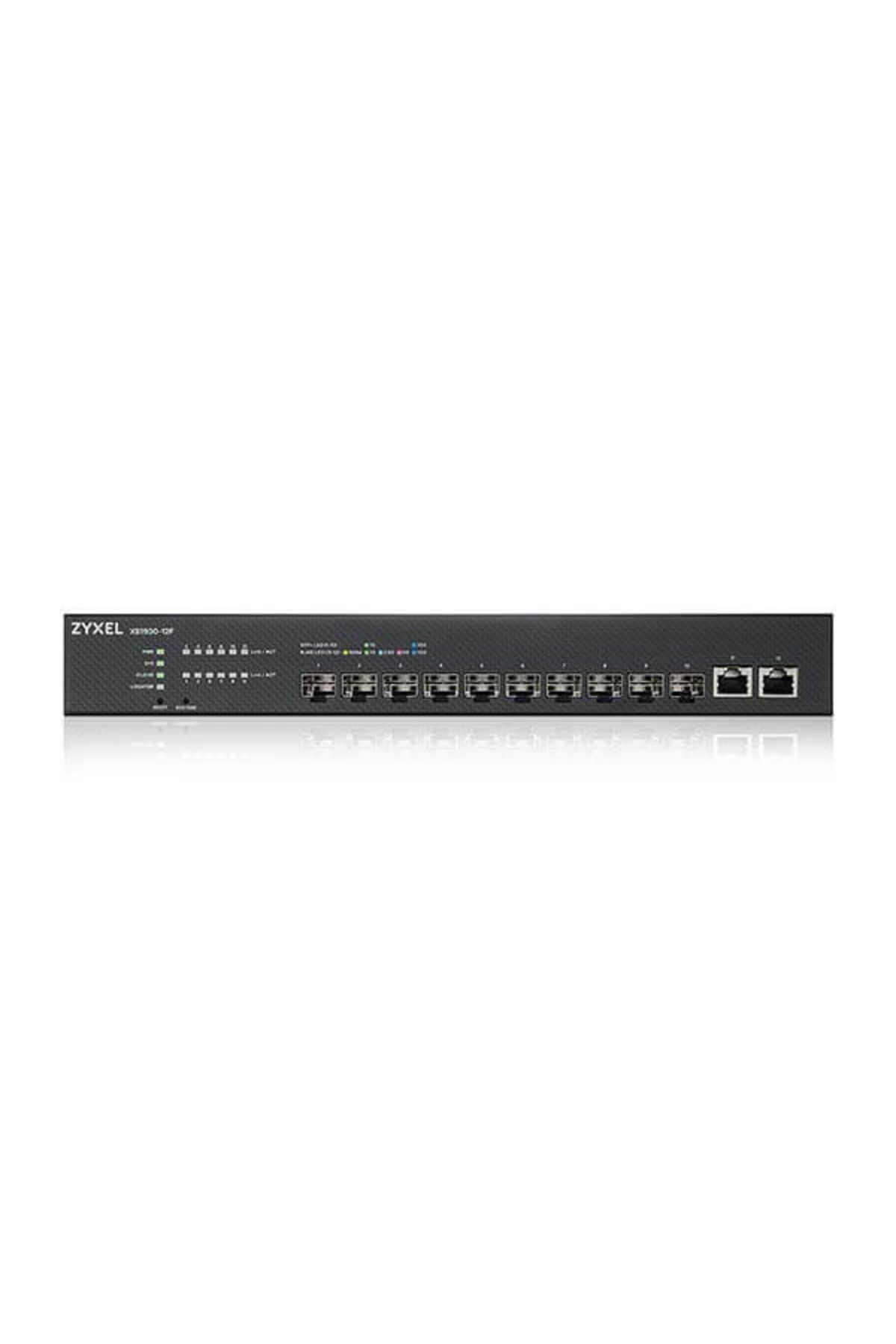 ZyXEL Nebula XS1930-12F 10 Port 10G Multi-Gig Porta Sahip 10 Port 10G Lite-L3 Akıllı Yönetilen Fiber