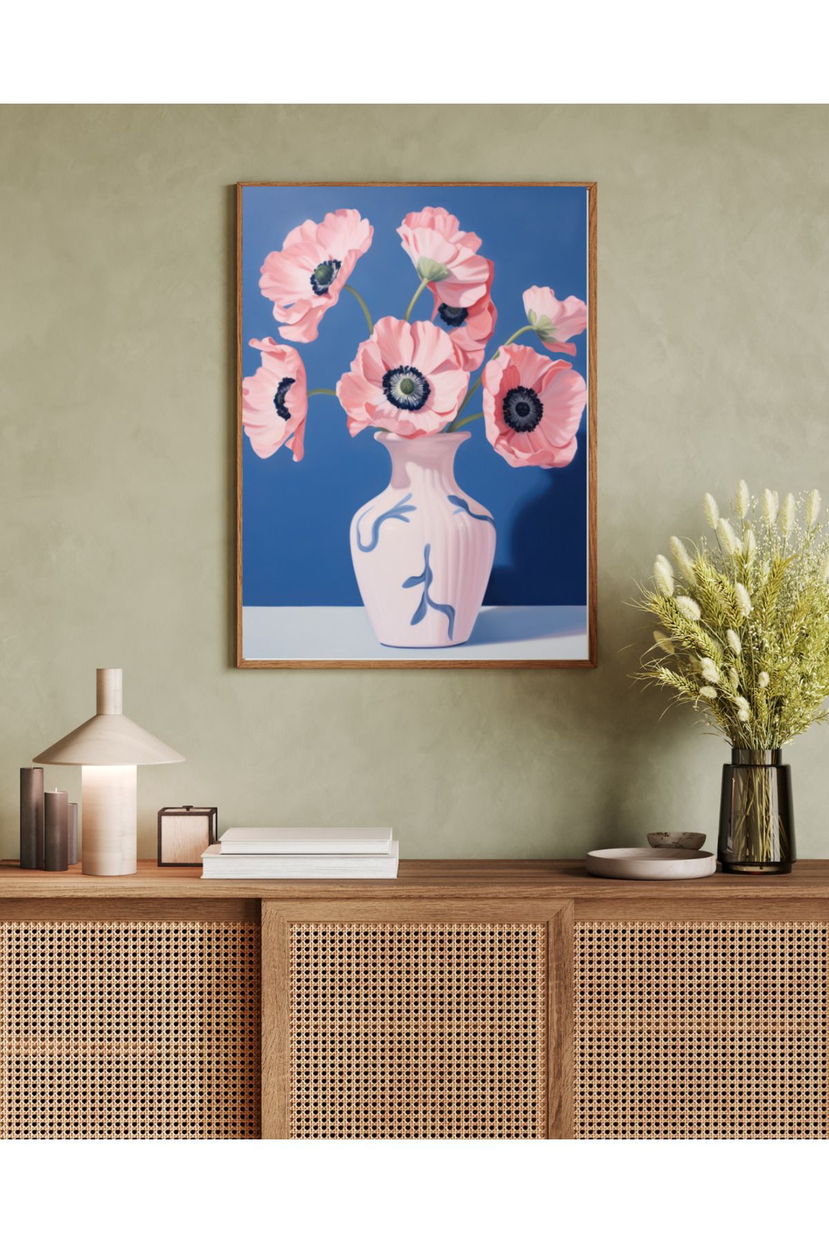 woodhomeworks tek parça salon ofis dekor tablo