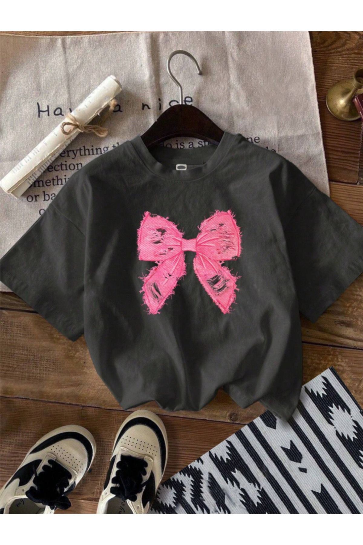 COHERENT Unisex Erkek/Kadın KURDALYE Özel Baskılı Oversize Pamuklu T-Shirt