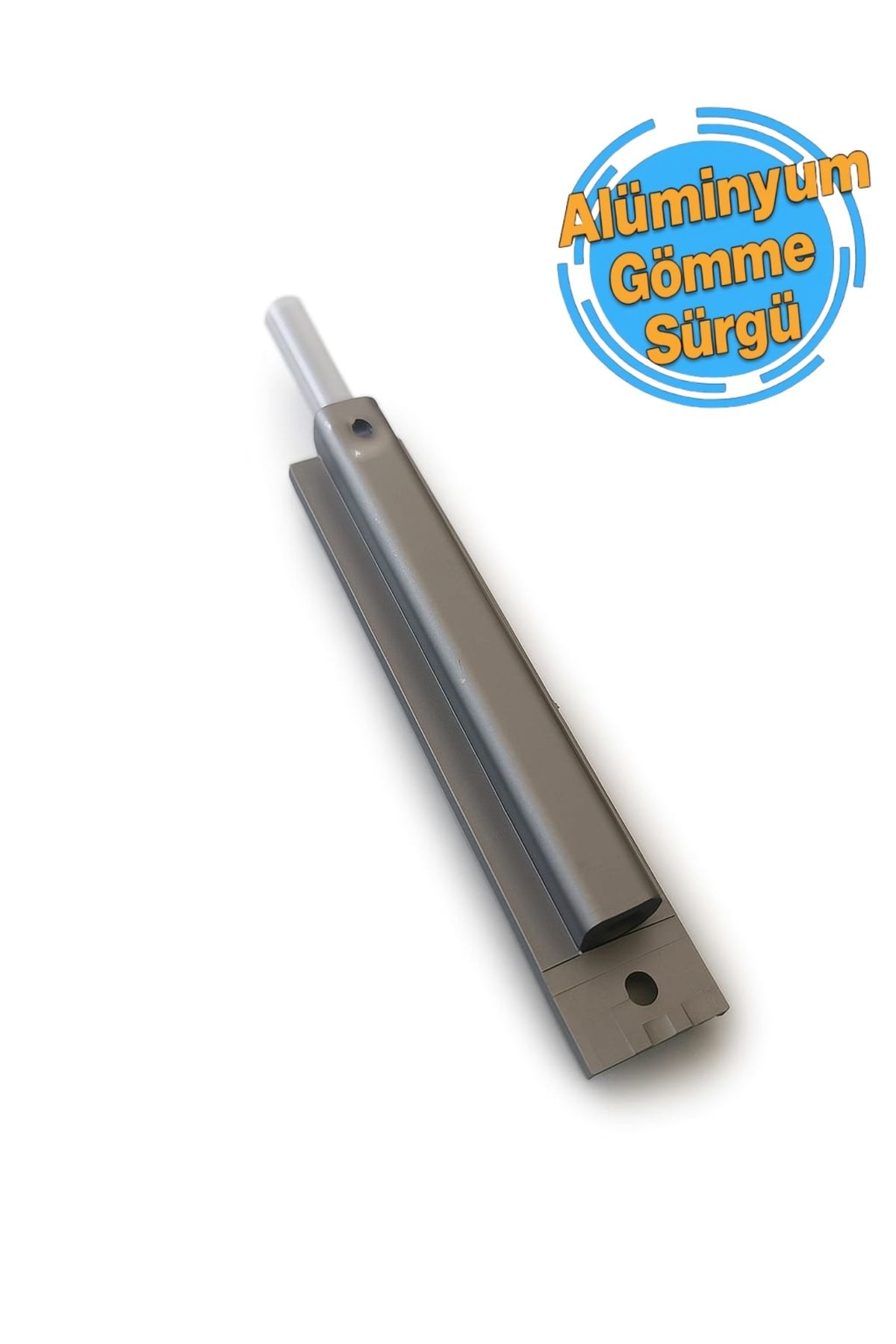 Zahit Alüminyum Gömme Sürgü Saten 12 Cm