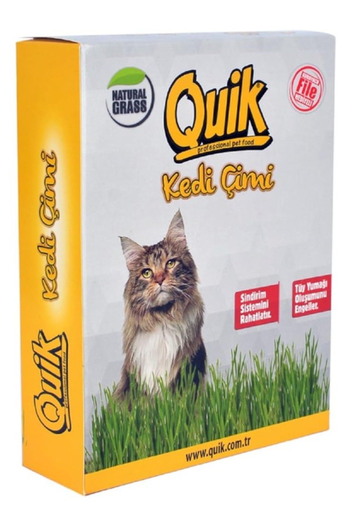 ShopZum Quik Gerçek Topraklı Kedi Çimi