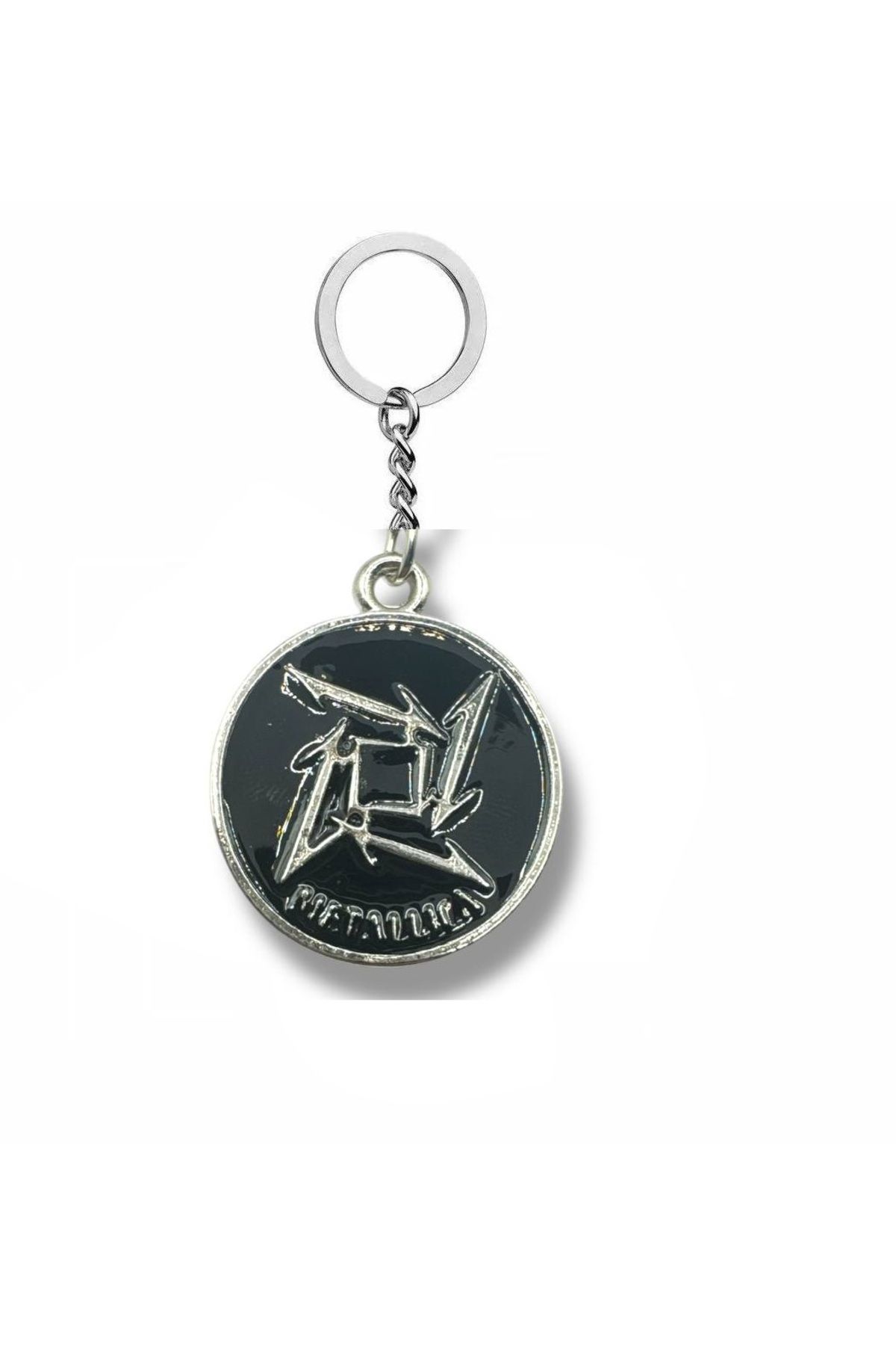 Herşey Nota Siyah Metallica Unisex Metal Anahtarlık – Rock ve Metal Aksesuar