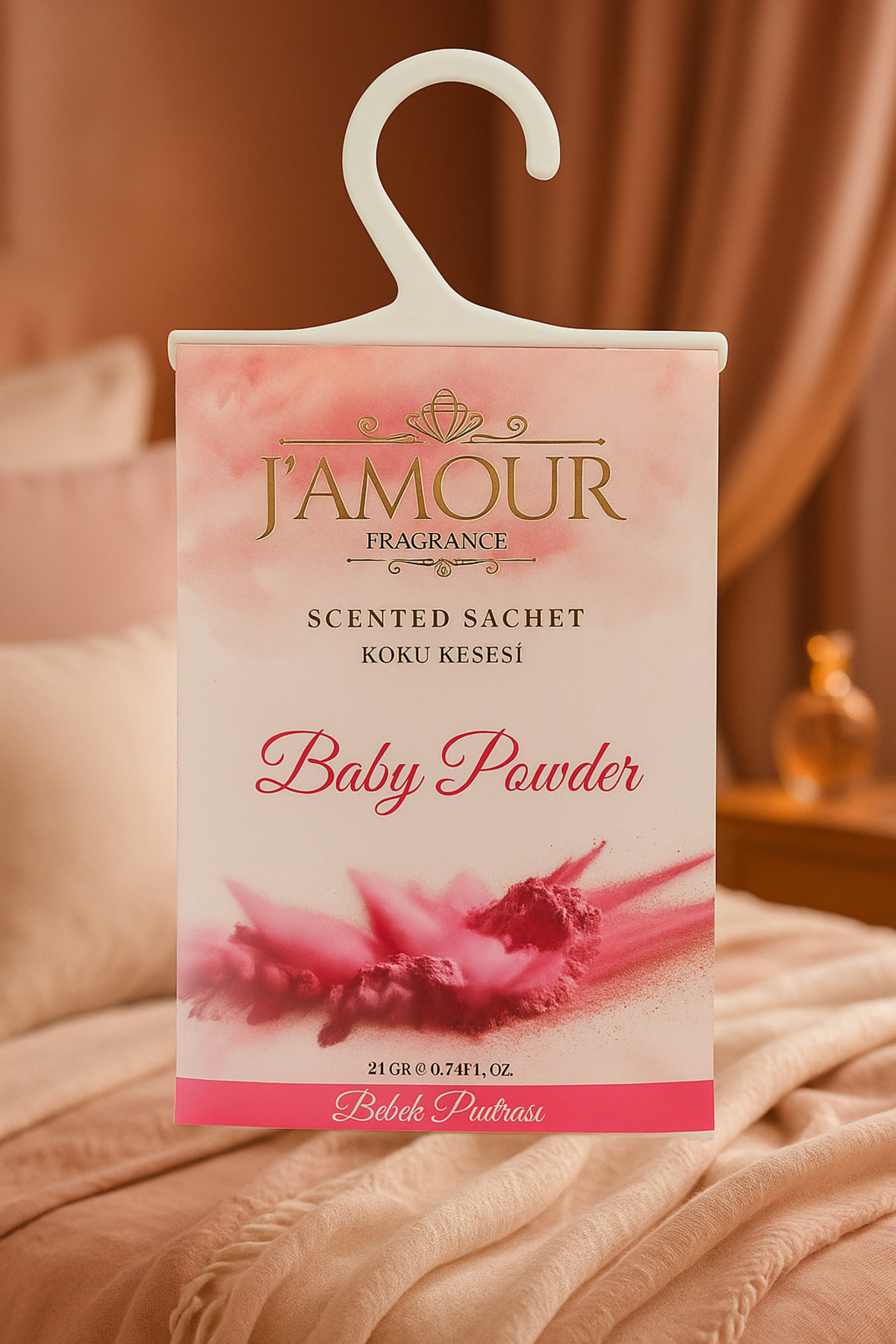J'AMOUR EAU DE PARFUME Baby Powder (Bebek Pudrası) Askılı Dolap & Çekmece Kokusu fotoğrafı 2 (önizleme)