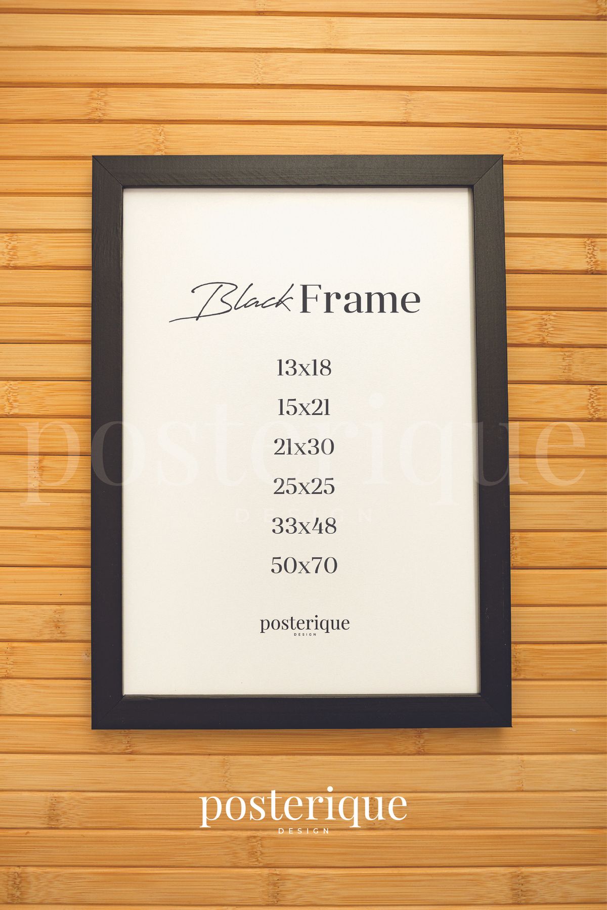 posterique Ahşap Çerçeve Ahşap Tablo Boş Çerçeve