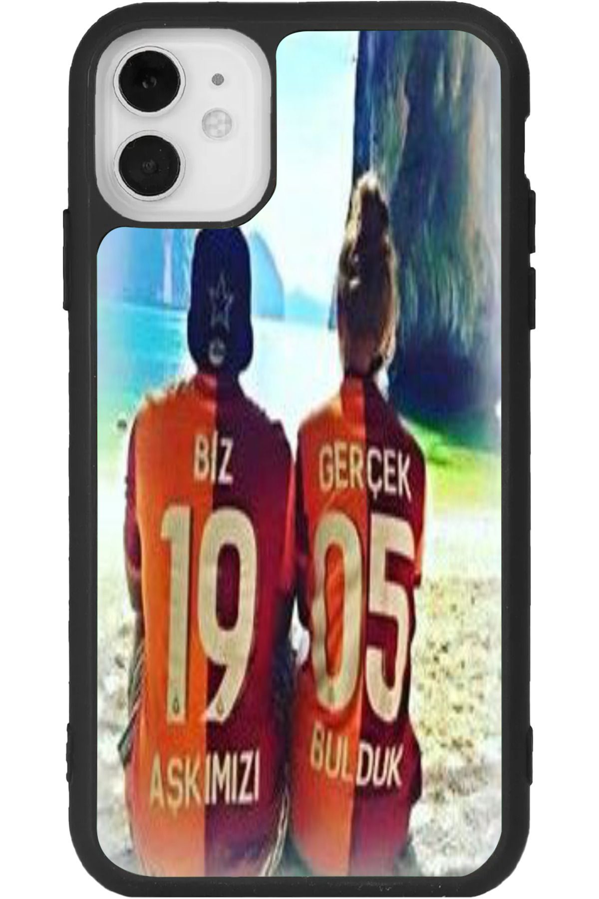 Aksel Kılıf iphone 12 Uyumlu Baskılı, Mat Siyah Renk, Yumuşak Silikon, Koruyucu, Şok Emici Kapak, Kılıf